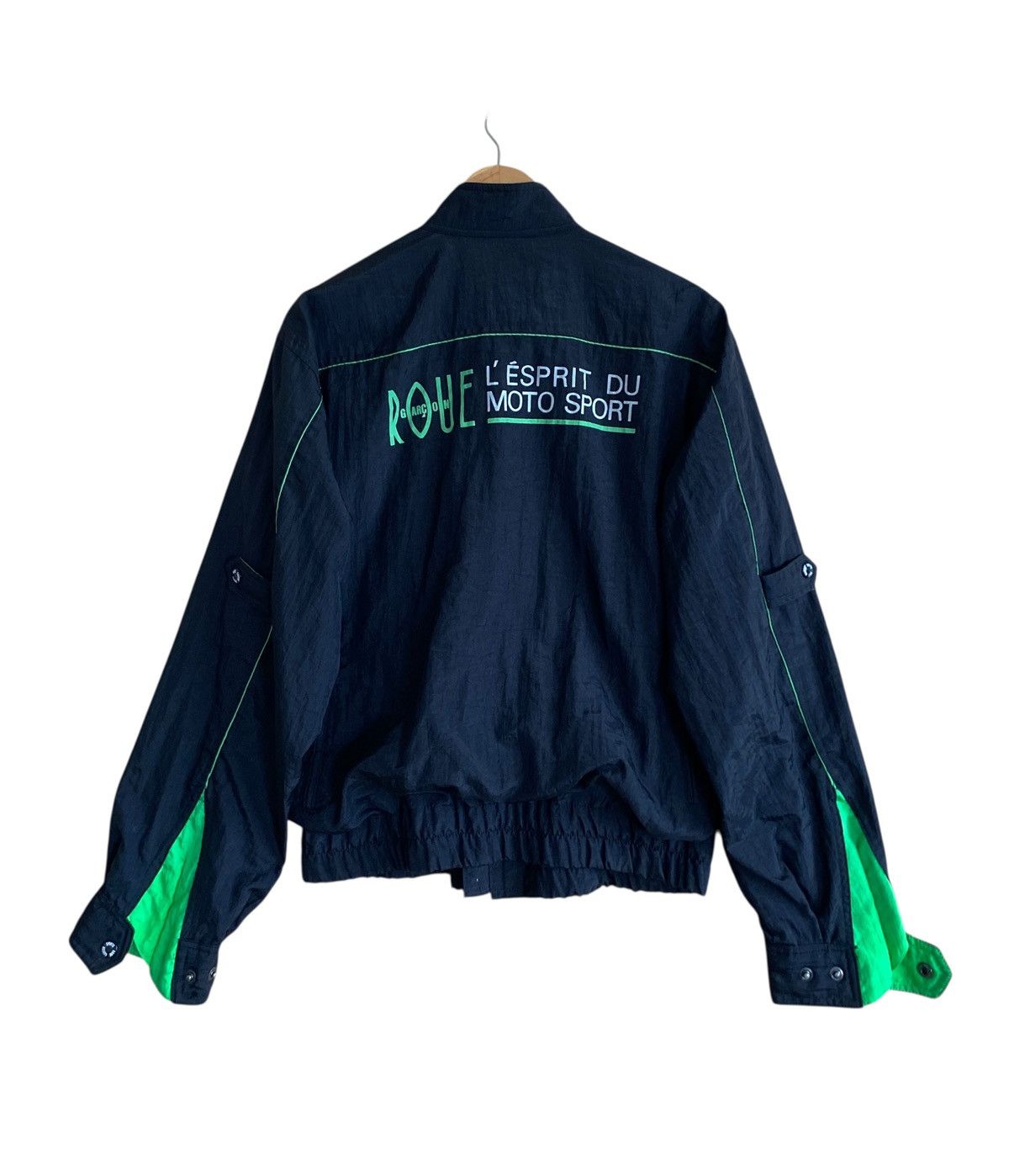 Vintage Vintage Racing Team Roue Garcons Motorcycle Jacket 1990s Size US M / EU 48-50 / 2 - 2 Thumbnail