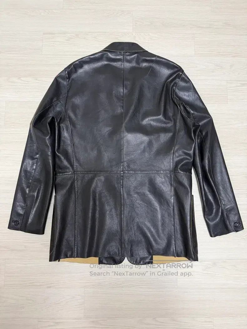 Jil Sander Jil Sander size 48 Black leather blazer Size 48R - 2 Thumbnail