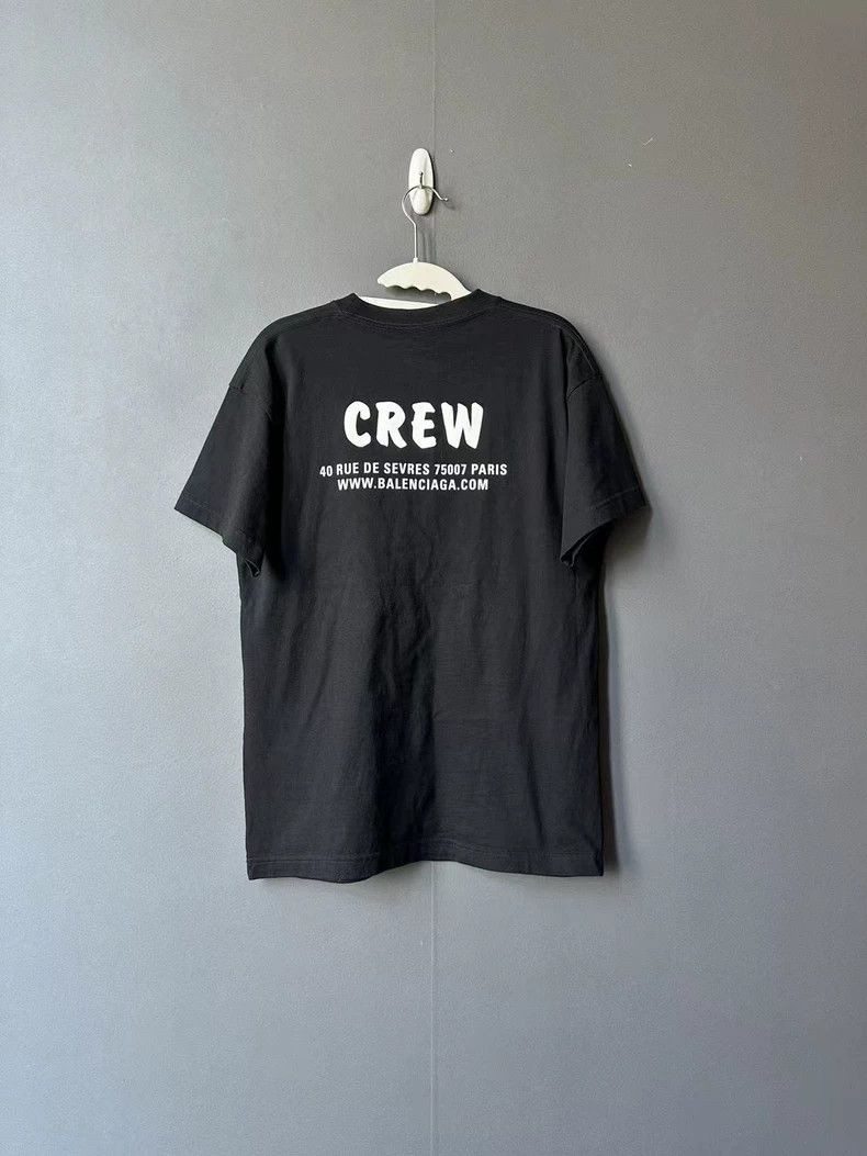 Balenciaga Balenciaga Black crew short sleeves Size US XS / EU 42 / 0 - 2 Thumbnail