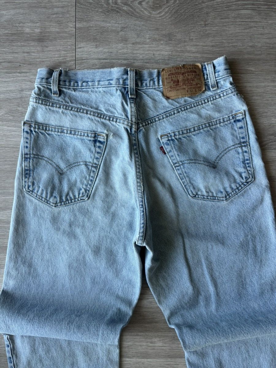 Levi's Vintage Clothing Vintage Levi’s 468 Relaxed Fit 32x34 Y2K Light Wash Red Tab Size US 32 / EU 48 - 10 Thumbnail