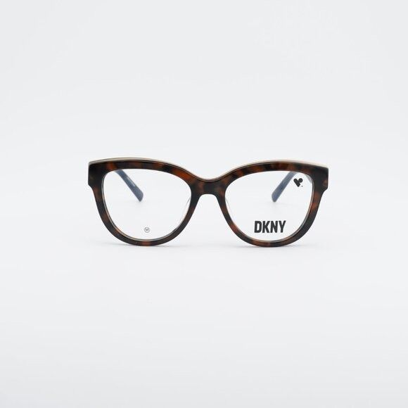DKNY DKNY DK5064 228 Eyeglasses - Havana/Black 52mm Cat Eye Frame Size ONE SIZE - 8 Thumbnail