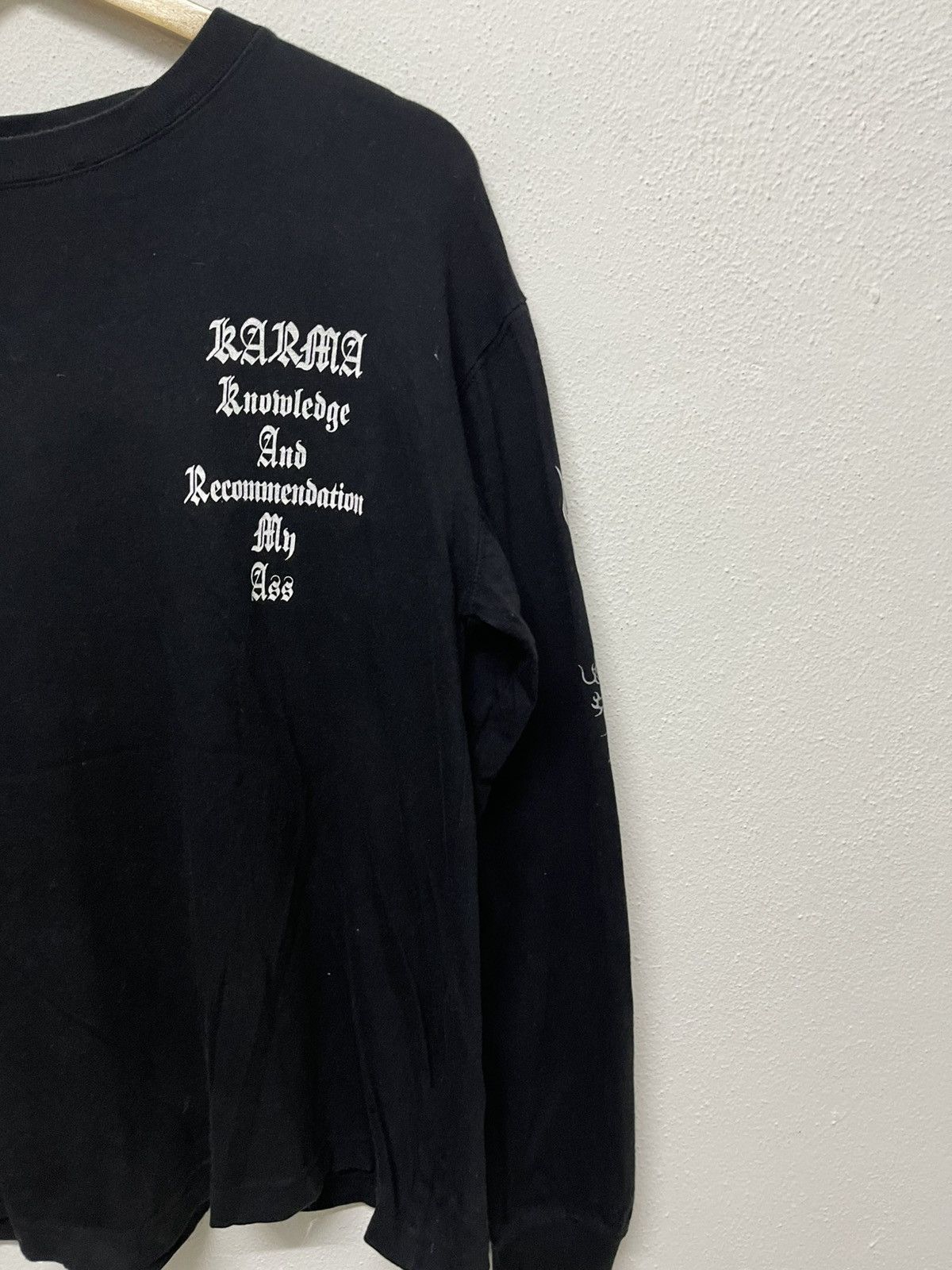 Japanese Brand 2000s KARMA DRAGON FLAME SLEEVE RARE DESIGN Size US S / EU 44-46 / 1 - 9 Thumbnail