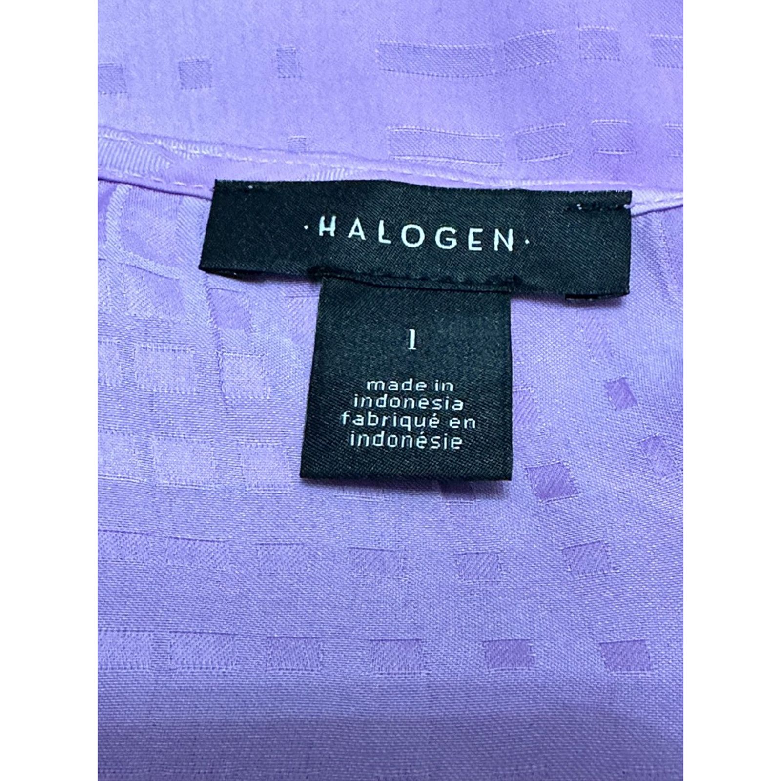 Other Halogen Twist Front Blouse Sleeveless Purple Women's 1X NWOT Size XL / US 12-14 / IT 48-50 - 8 Thumbnail