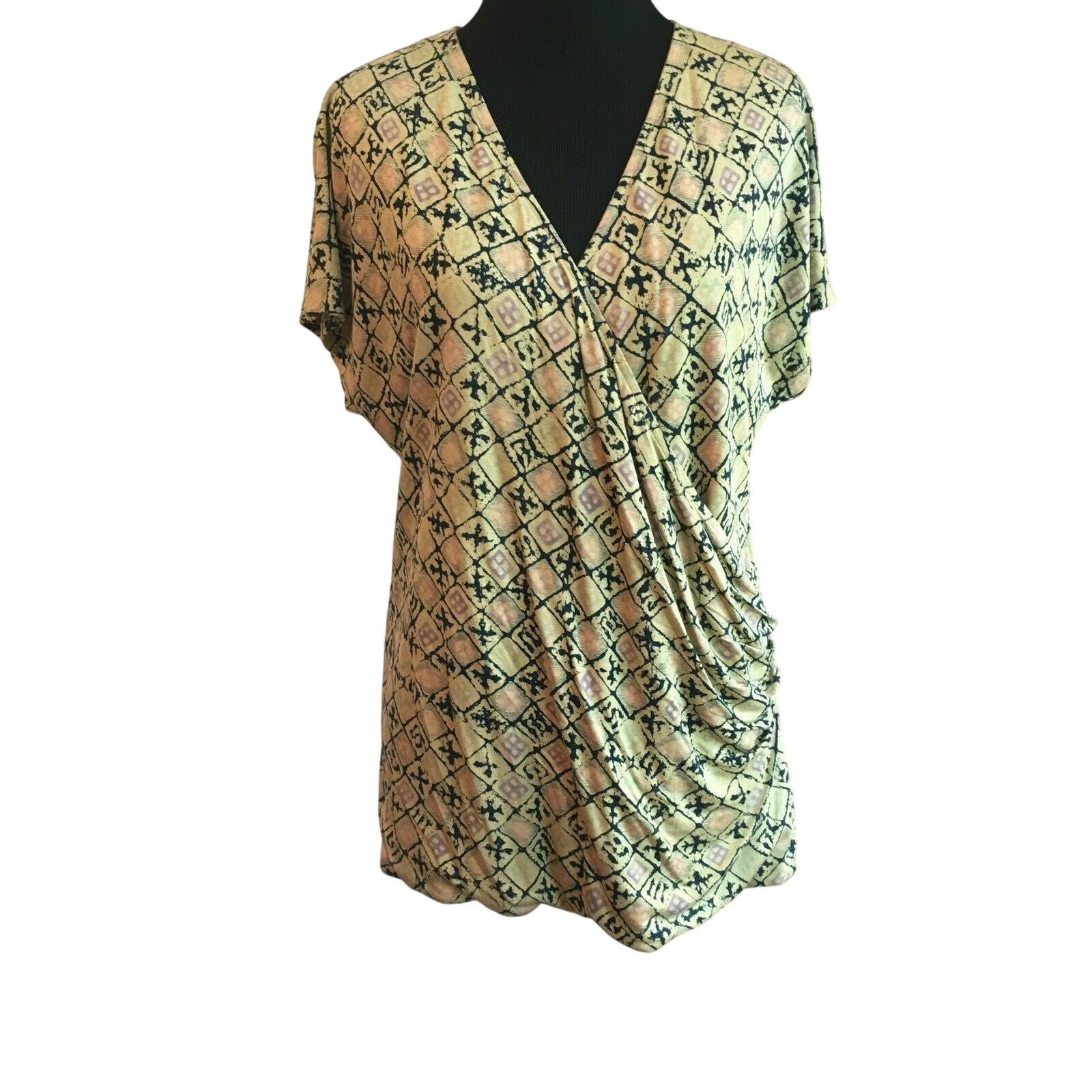 Lauren Ralph Lauren Lauren Ralph Lauren print short sleeves Faux Wrap Blouse XL Size XL / US 12-14 / IT 48-50 - 6 Thumbnail