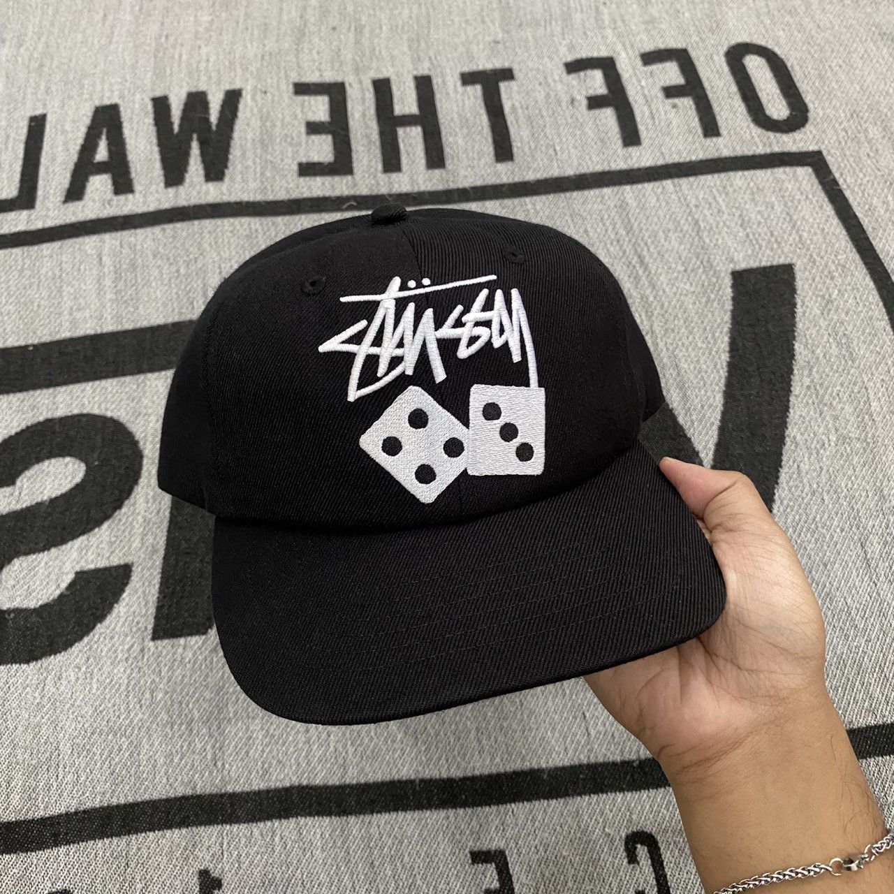 Stussy STUSSY DICE CAP HAT • BLACK Size ONE SIZE - 1 Thumbnail