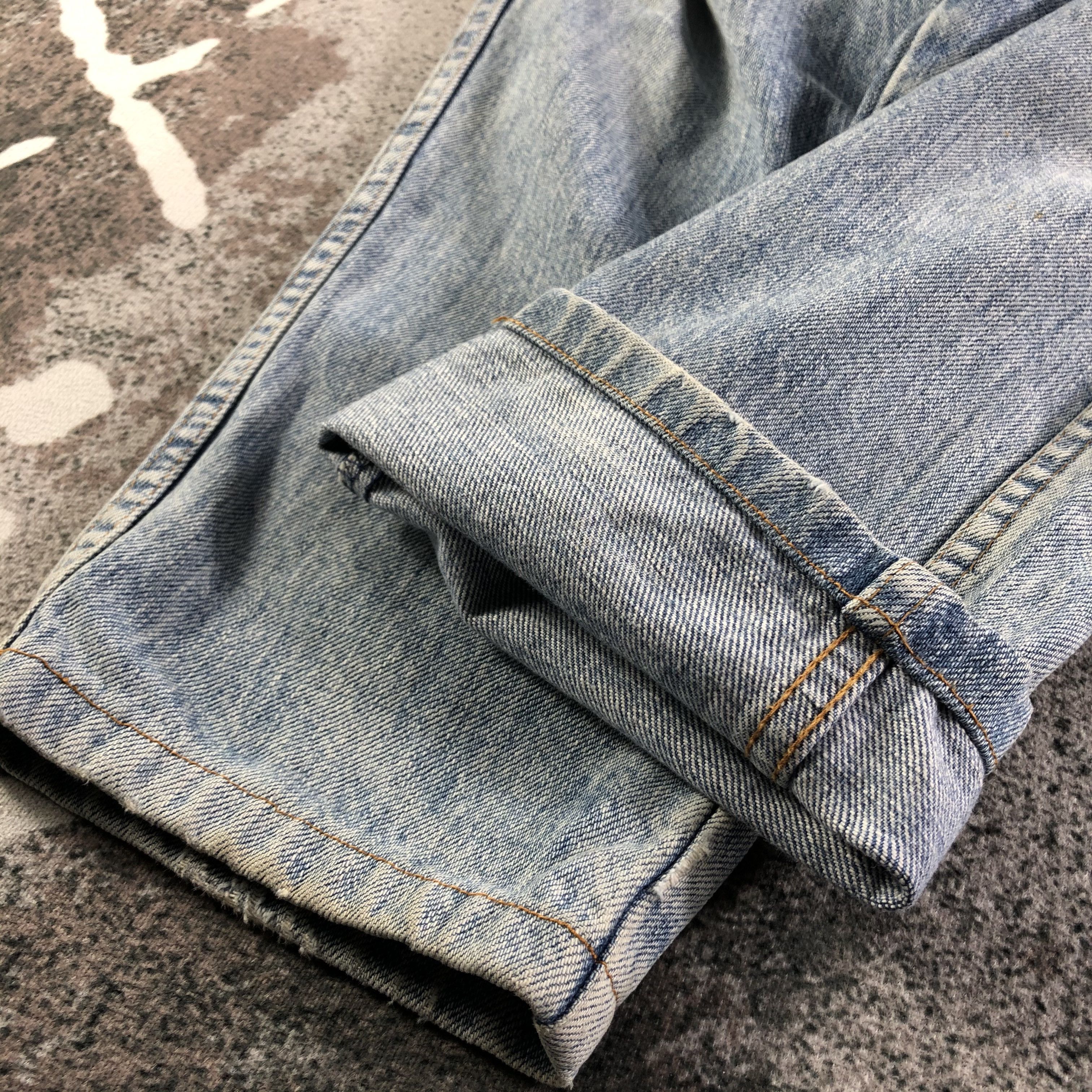 Levi's Vintage 90s Levis 575 Jeans Faded Blue Denim Size US 27 - 7 Thumbnail
