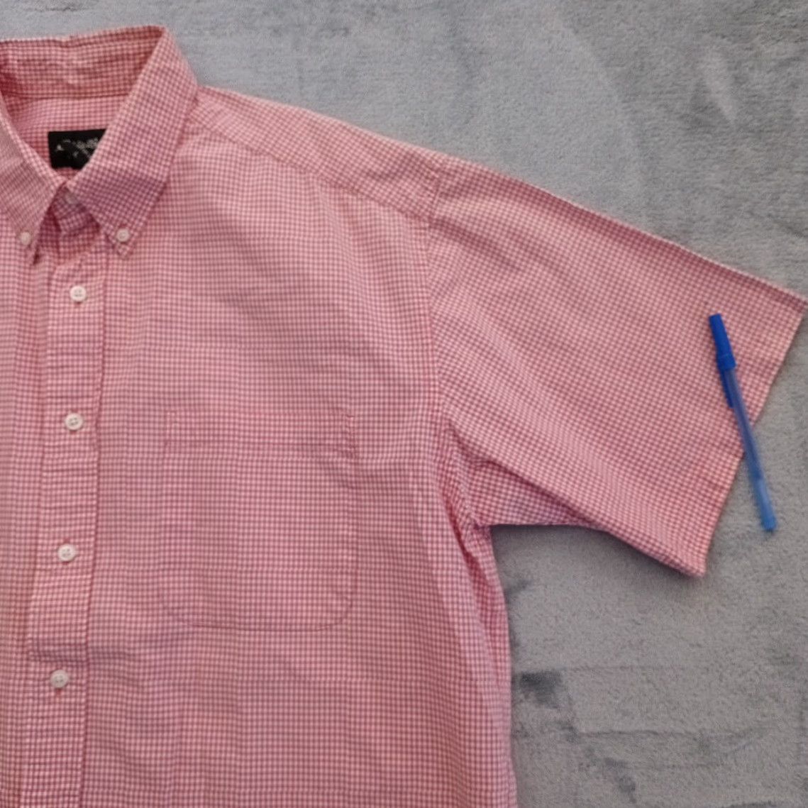 Eddie Bauer Eddie Bauer Shirt Mens Large Pink Plaid Short Sleeve Button-Down Collared Cotton Shirt L Mens Pink Plaid Short Sleeve Button-Down Eddie Bauer Size US L / EU 52-54 / 3 - 3 Thumbnail