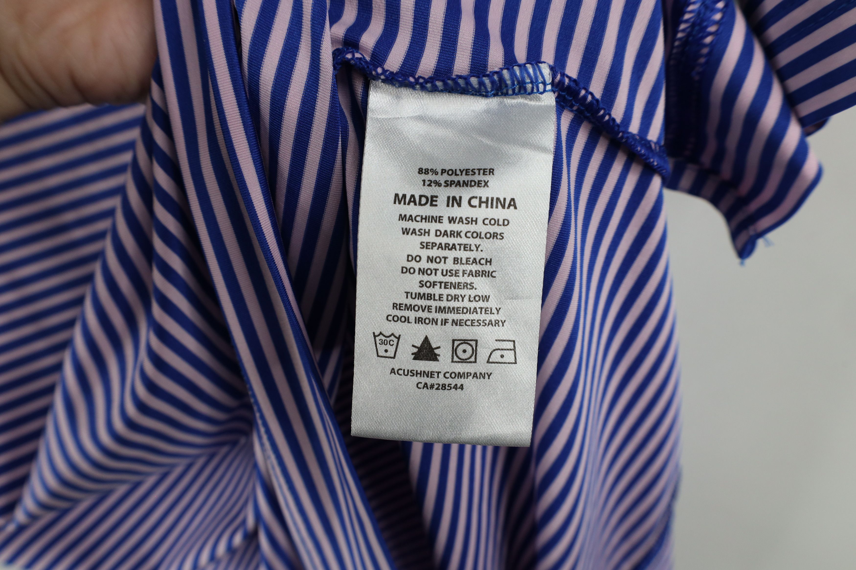 Footjoy × Vintage FootJoy Logo Striped Stretch Collared Golf Polo Shirt Size US L / EU 52-54 / 3 - 6 Thumbnail