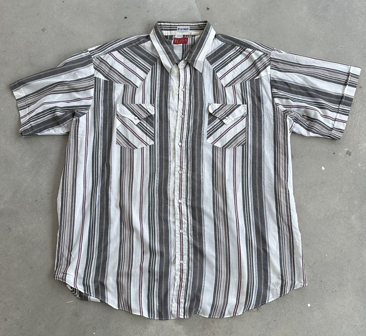 Vintage VINTAGE 80S ELY PLAINS BIG MAN WESTERN SHIRT Size US XXL / EU 58 / 5 - 1 Thumbnail