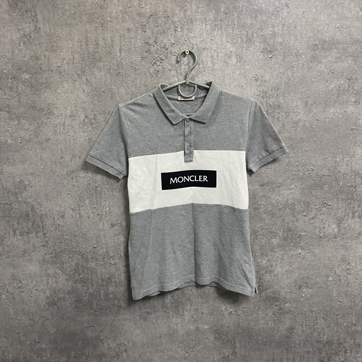 Moncler Moncler Polo T-shirt Big Logo Size US XS / EU 42 / 0 - 1 Thumbnail