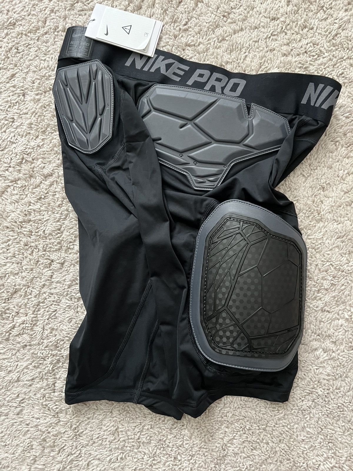 Nike Nike Pro HyperStrong Shorts Padded Football Black Size US 32 / EU 48 - 9 Thumbnail