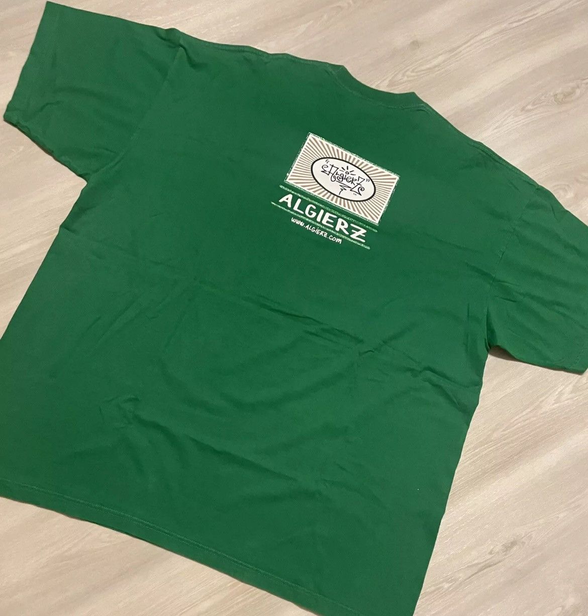 Rap Tees × Vintage Vintage Y2K Algierz Raptee mens 4XL Size US XXL / EU 58 / 5 - 9 Thumbnail