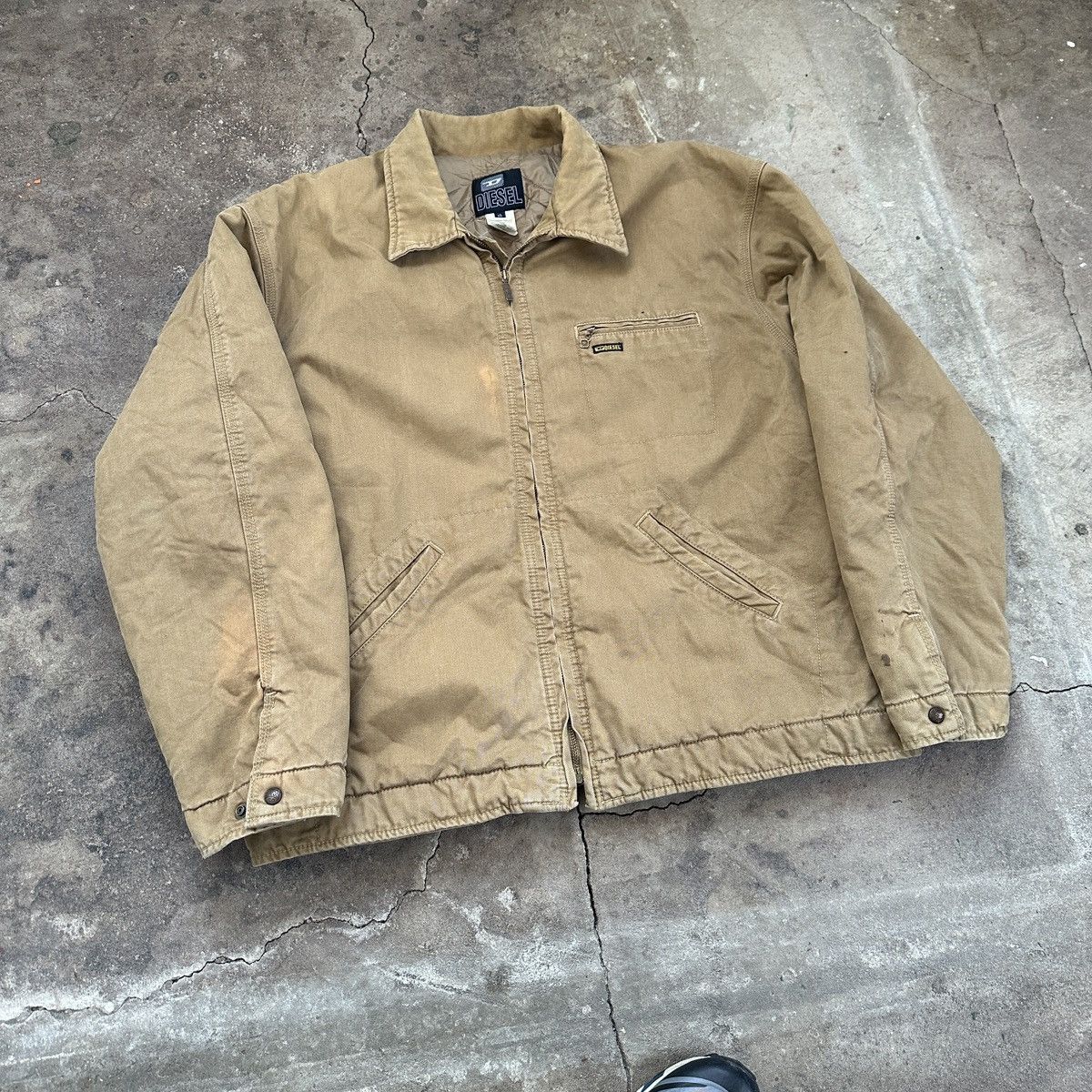 Diesel VINTAGE Y2K CROPPED DIesel MODULAR DETROIT BOMBER JACKET Size US XL / EU 56 / 4 - 3 Thumbnail