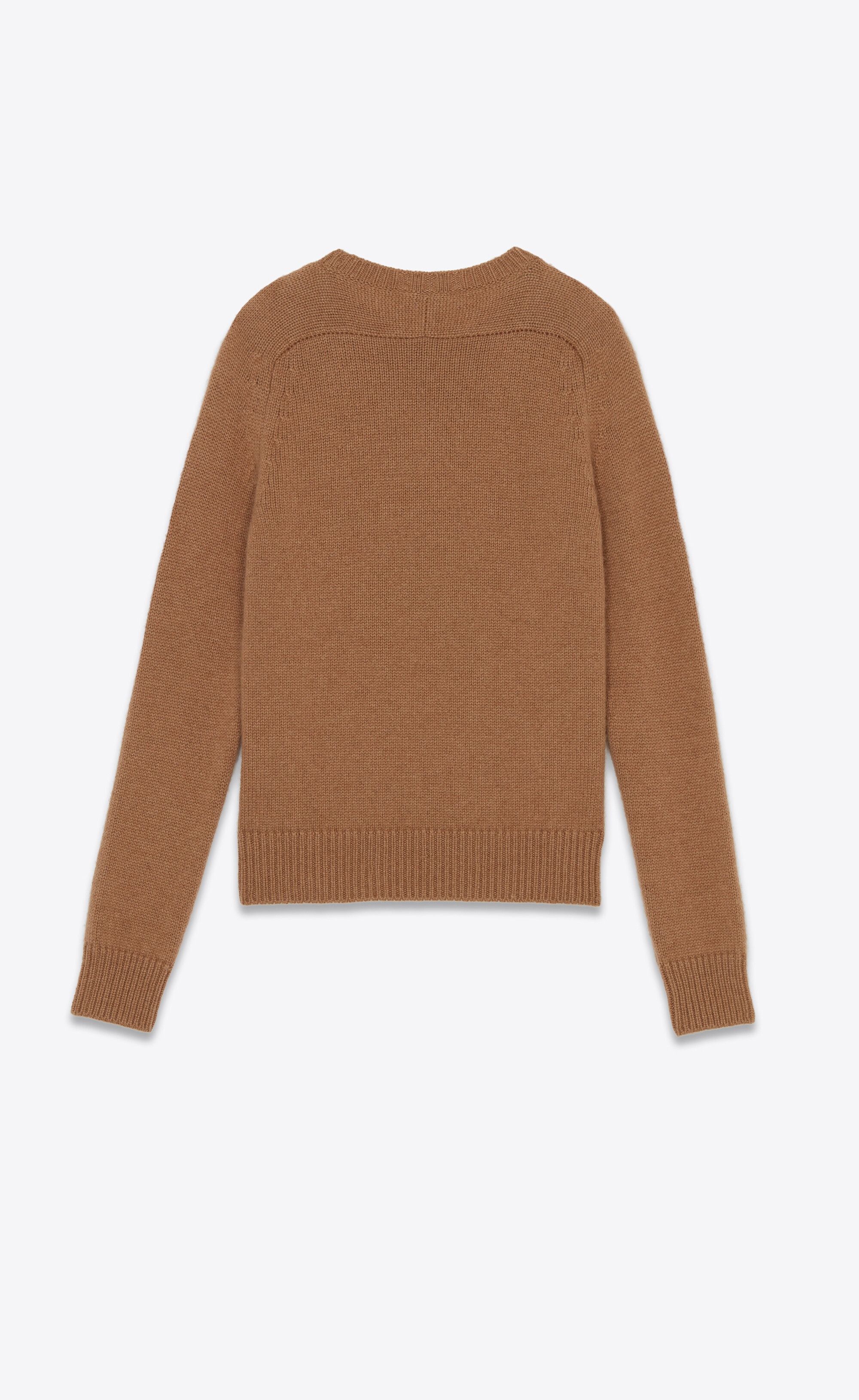 Saint Laurent Paris o1bcso1str1225 Sweater in Brown Size US XS / EU 42 / 0 - 2 Thumbnail