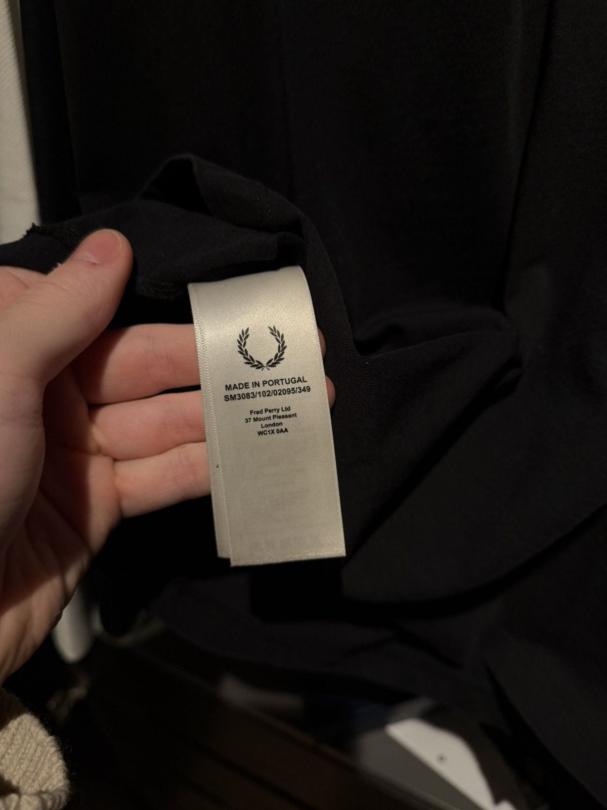 Fred Perry × Raf Simons Fred Perry x Raf Simons Logo T Size US L / EU 52-54 / 3 - 5 Thumbnail