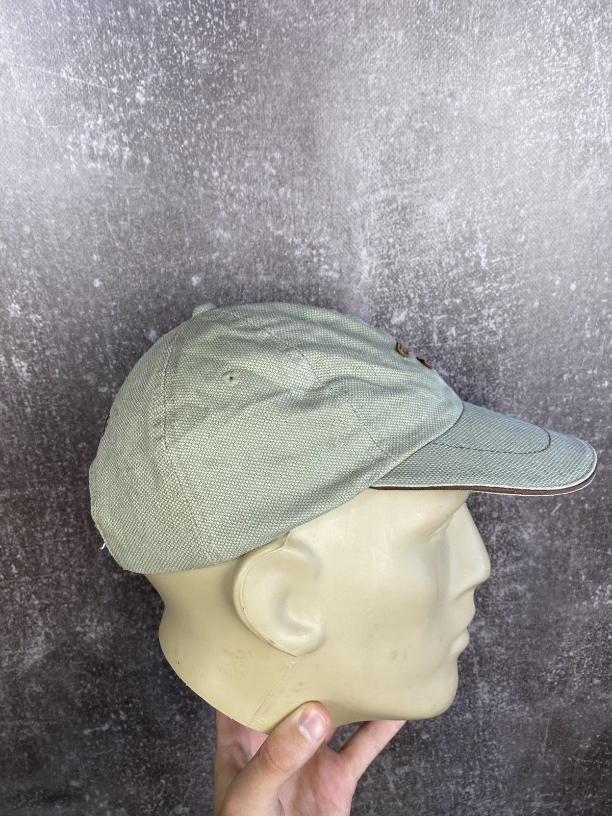 Diesel × Vintage Vintage Y2K Faded Distressed Diesel Denim Cap Hat Big Logo Size ONE SIZE - 11 Thumbnail