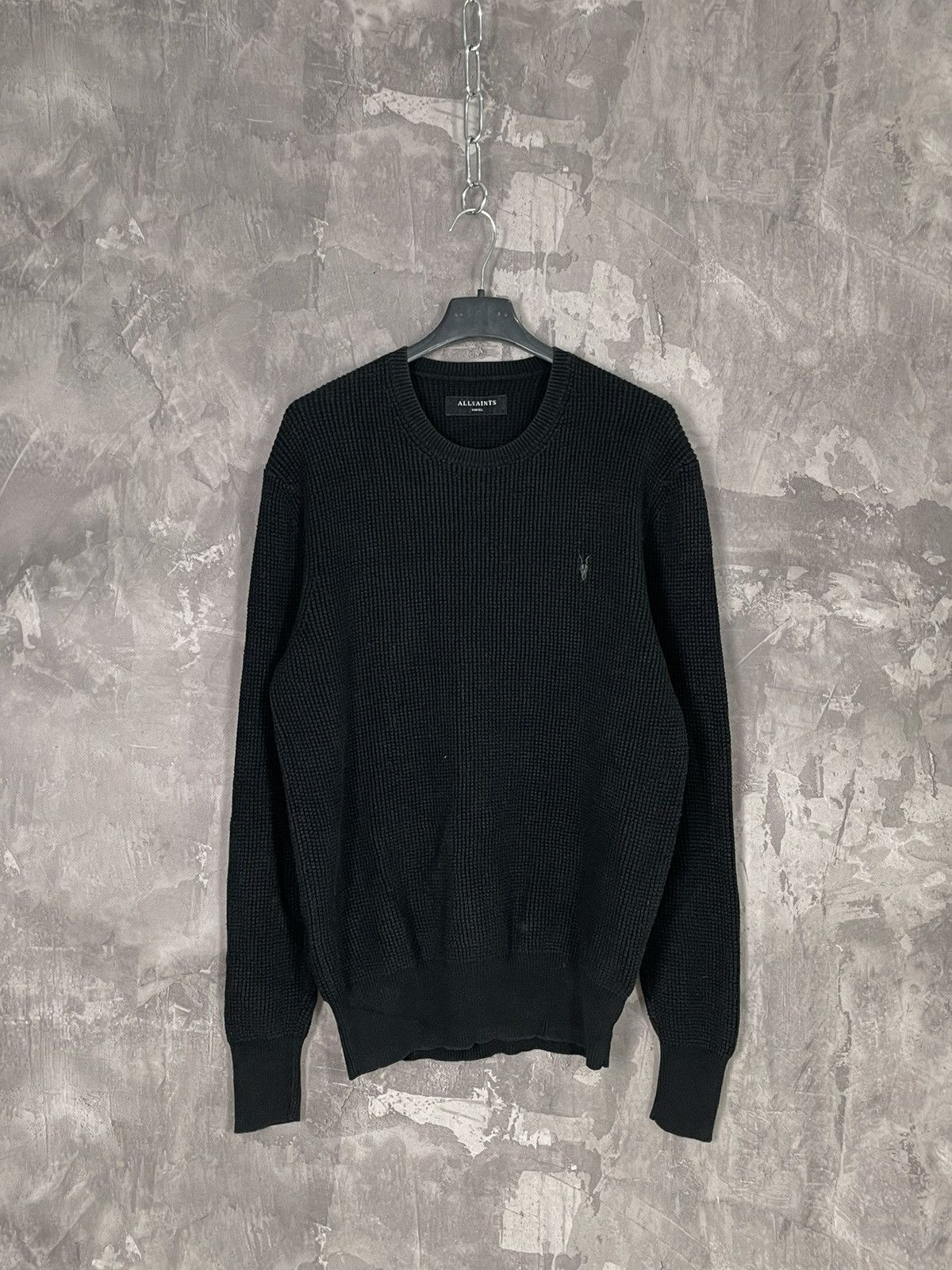 Allsaints Allsaints Mens Sweater CREW Long Sleeve Pullover Size US S / EU 44-46 / 1 - 1 Thumbnail
