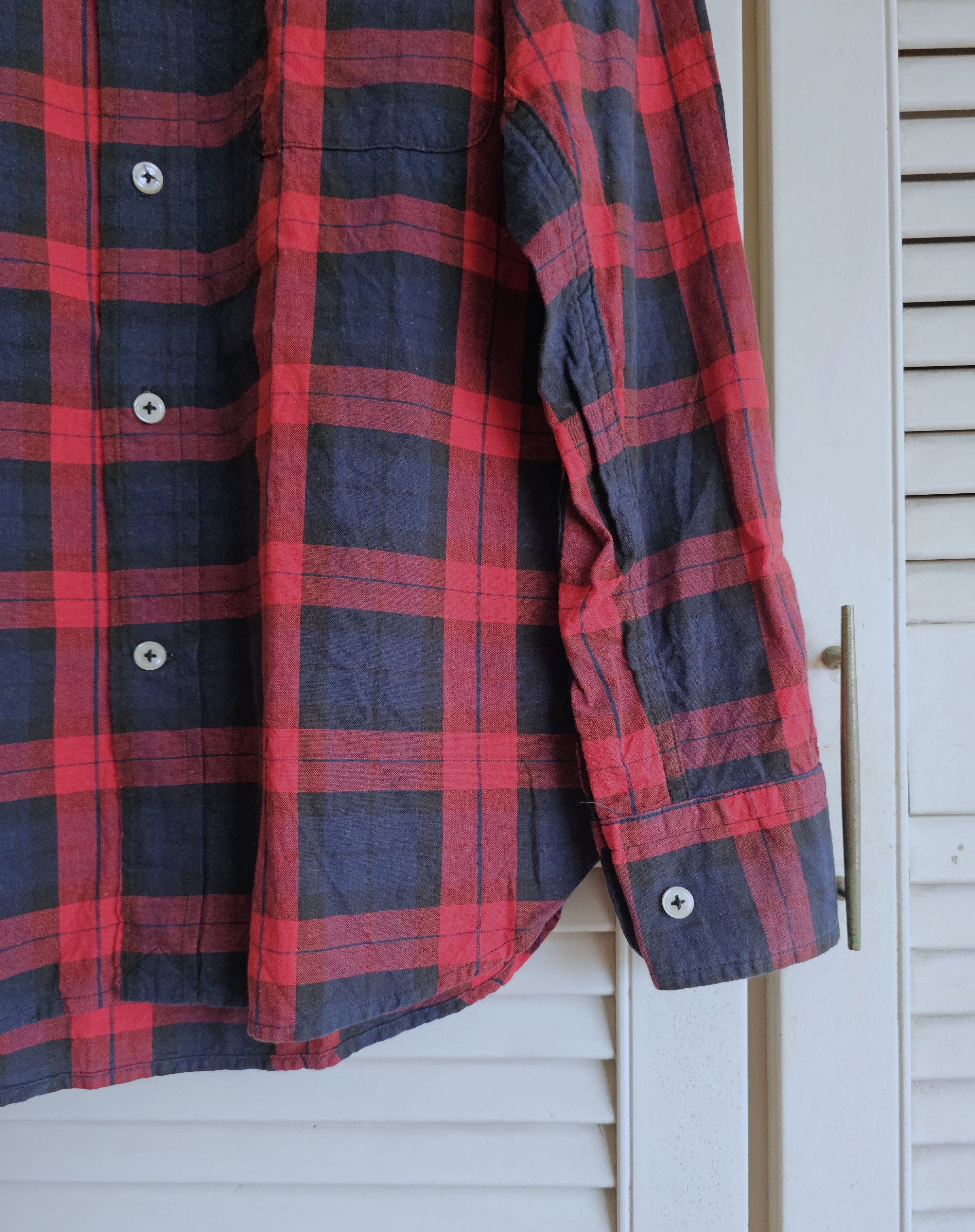 Sugar Cane Sugar Cane Long Sleeve Checkered Red Size US S / EU 44-46 / 1 - 4 Thumbnail