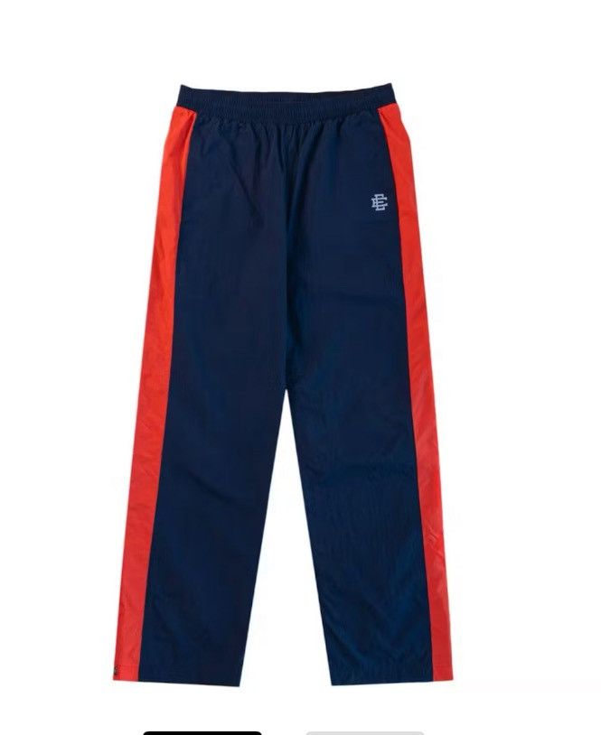 Eric Emanuel Eric Emanuel EE navy blue & red track pants large SS25 Size US 32 / EU 48 - 1 Thumbnail