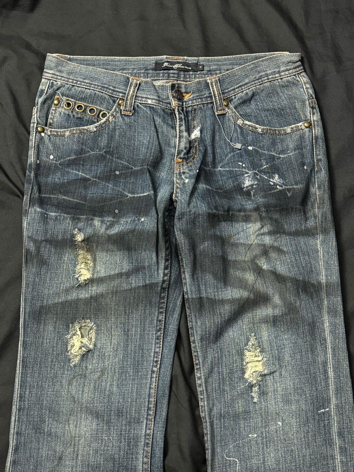 Hysteric Glamour × Japanese Brand × Tornado Mart Flared Jeans Root Three Style ifsix lgb style Size US 29 - 3 Thumbnail