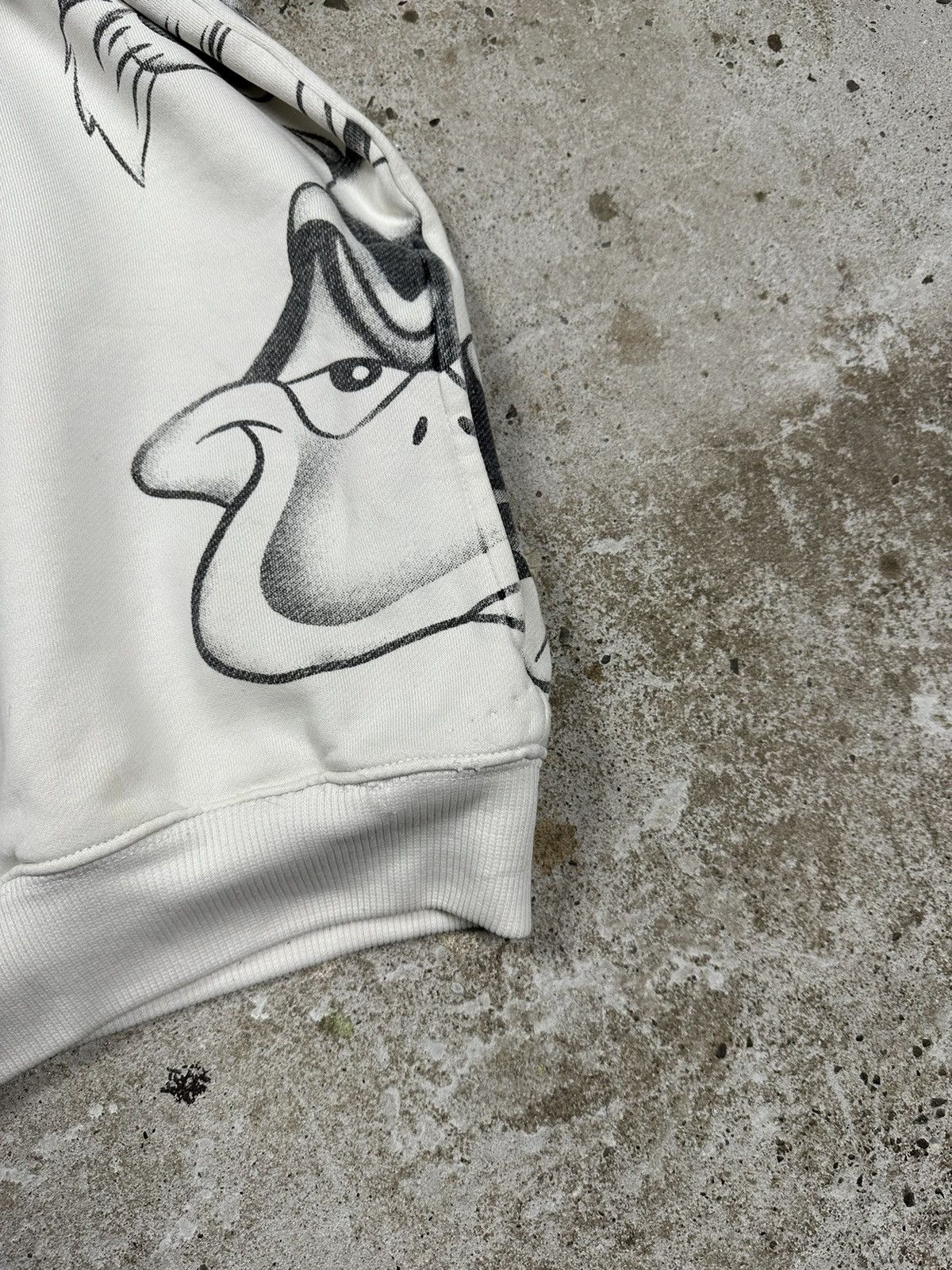 Vintage × Warner Bros Vintage y2k Lot 29 Looney Tunes All Over Print Boxy Hoodie Size US XXL / EU 58 / 5 - 11 Thumbnail