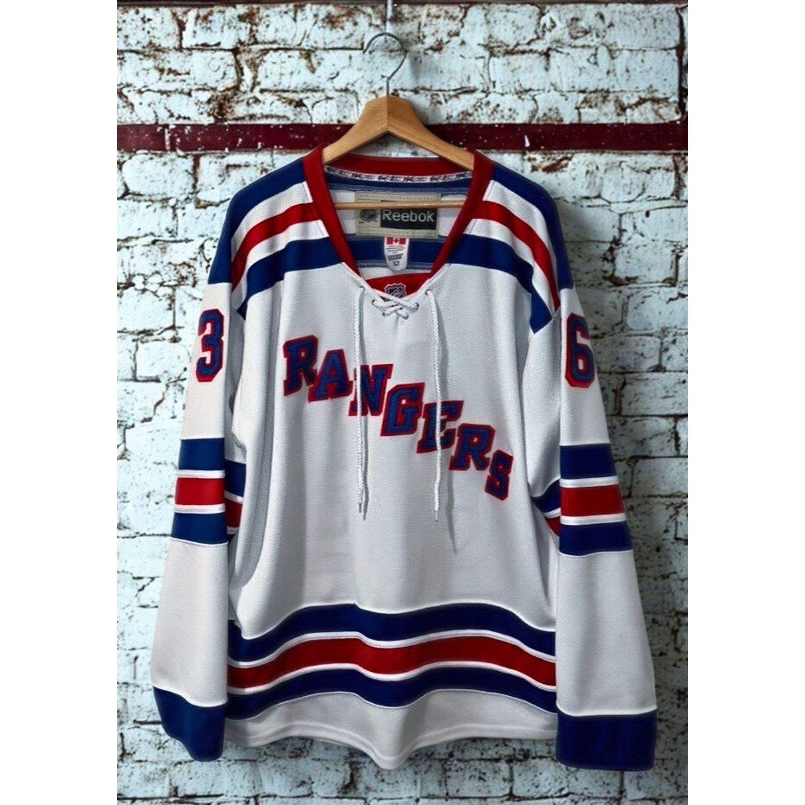 Ccm New York Rangers Mats Zuccarello Reebok CCM NHL Jersey Sz 52 Size US XL / EU 56 / 4 - 4 Thumbnail