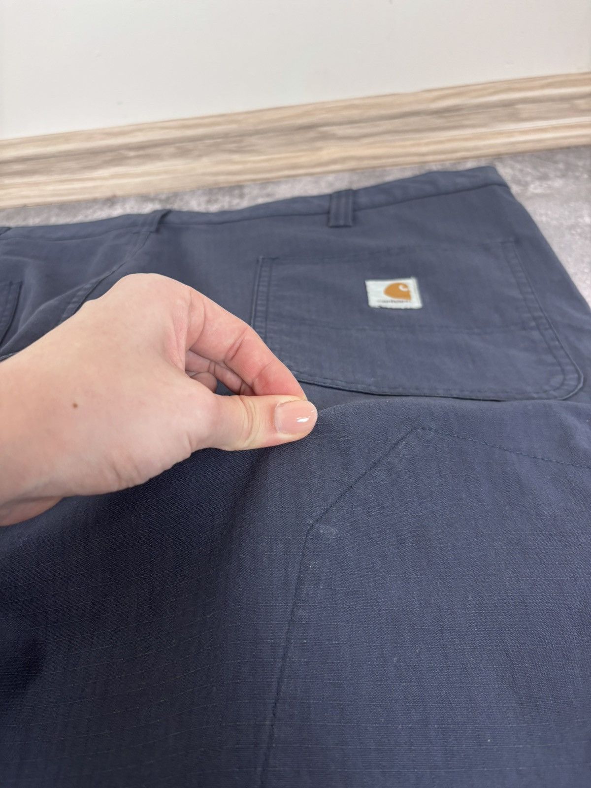 Carhartt Carhartt Men’s Navy Blue Pants Trousers USA Workwear Size US 40 / EU 56 - 8 Thumbnail