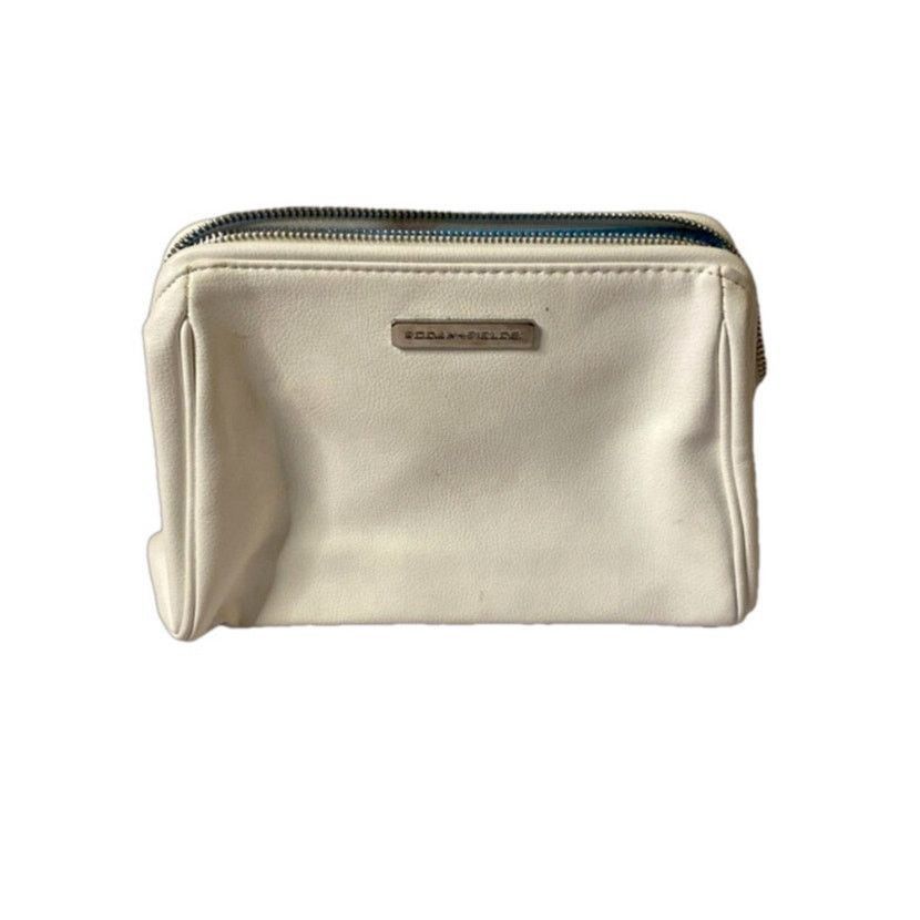 Other Rodan + Fields White Faux Leather Travel Cosmetic Bag Size ONE SIZE - 2 Thumbnail