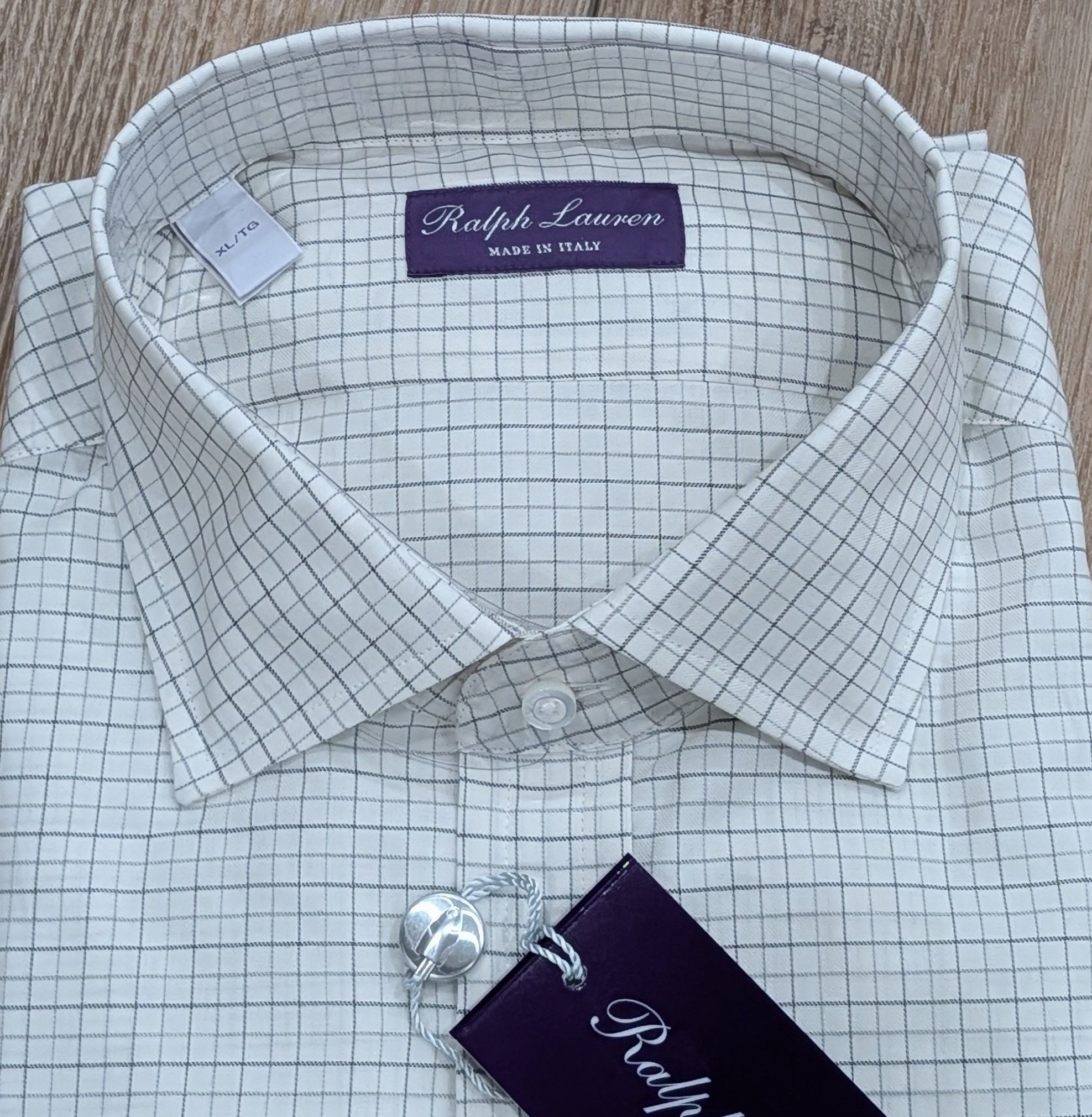Ralph Lauren Purple Label Ralph Lauren Purple Label Tattersall Button Up Shirt XL Size US XL / EU 56 / 4 - 6 Thumbnail