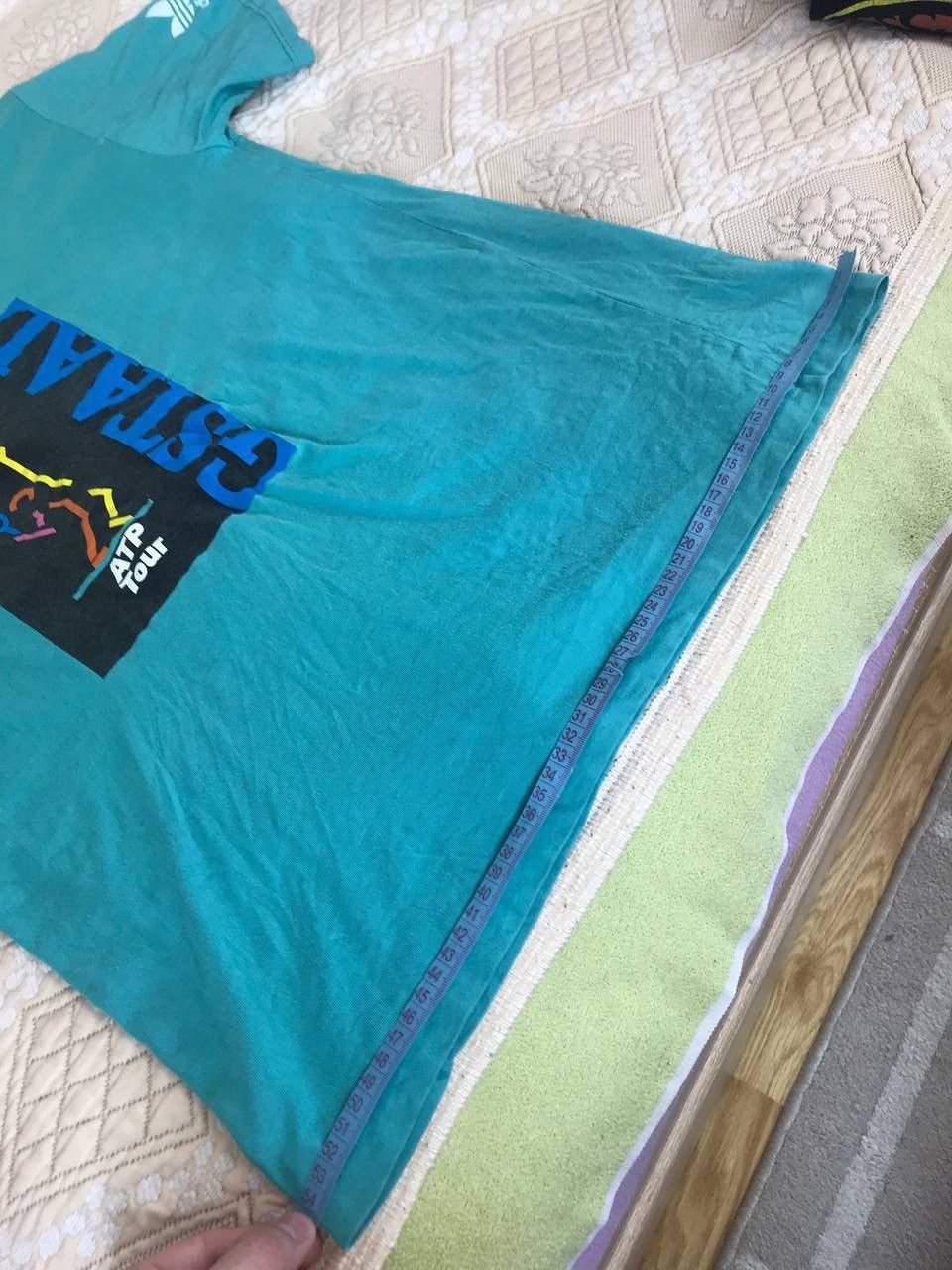 Vintage 🔥 90s Adidas ATP Tour Vintage T Shirt Blue Rare Size US XL / EU 56 / 4 - 10 Thumbnail