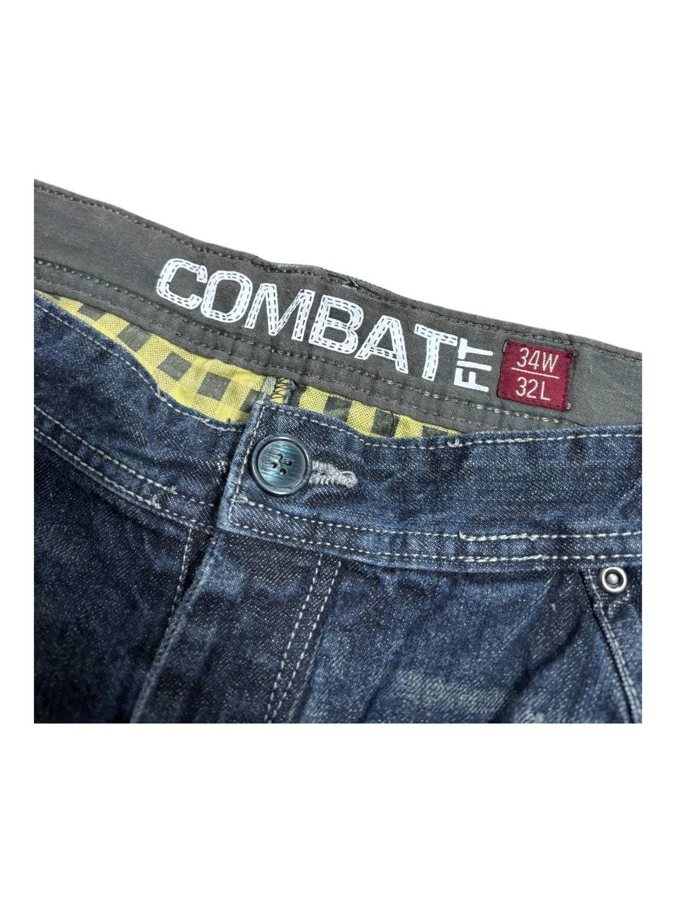 Hysteric Glamour VTG Combate Rick OWENS Type! Y2K Japan Denim Jeans Size US 34 / EU 50 - 9 Thumbnail