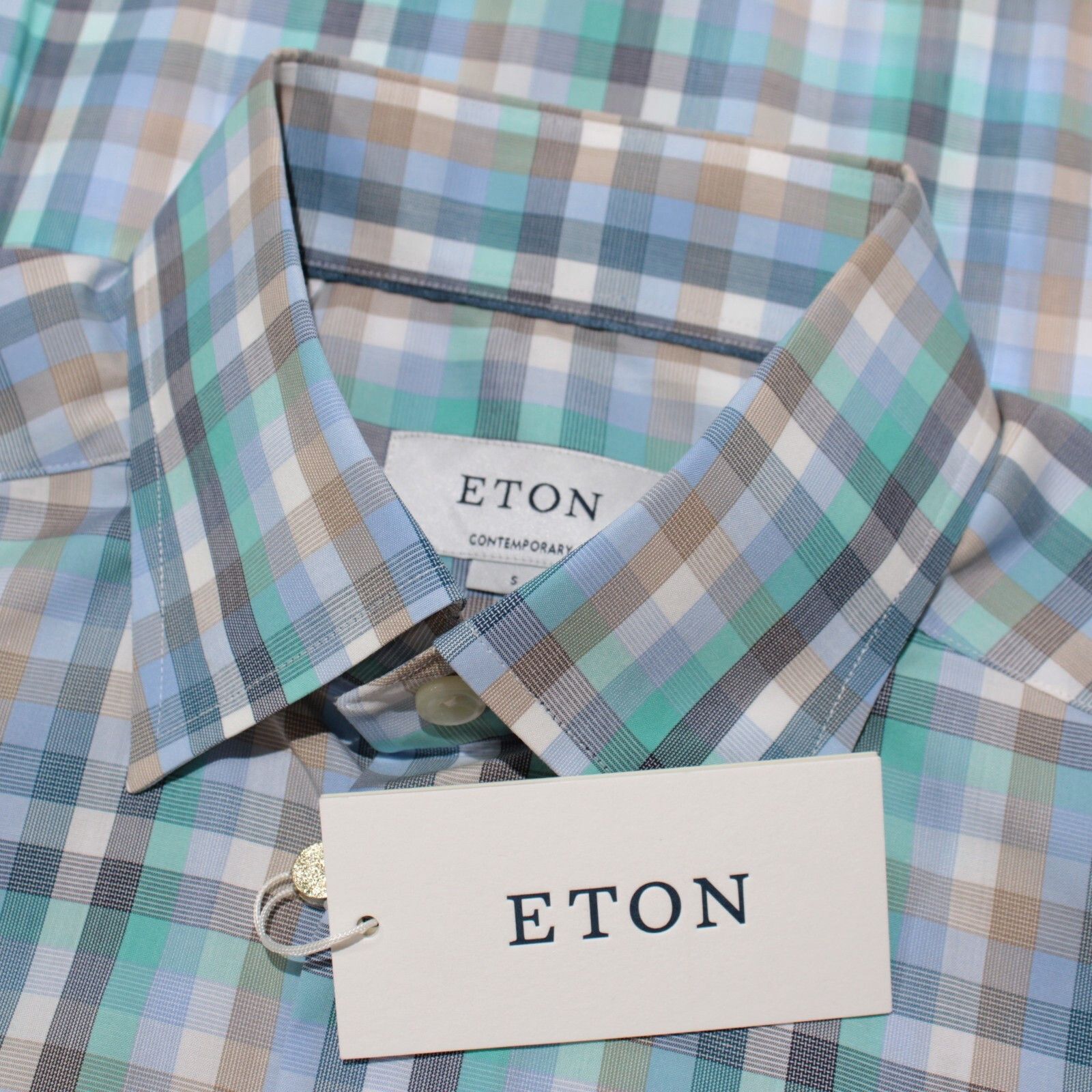 Eton Eton New with tags Shirt Size S US In Blue Size US S / EU 44-46 / 1 - 1 Thumbnail