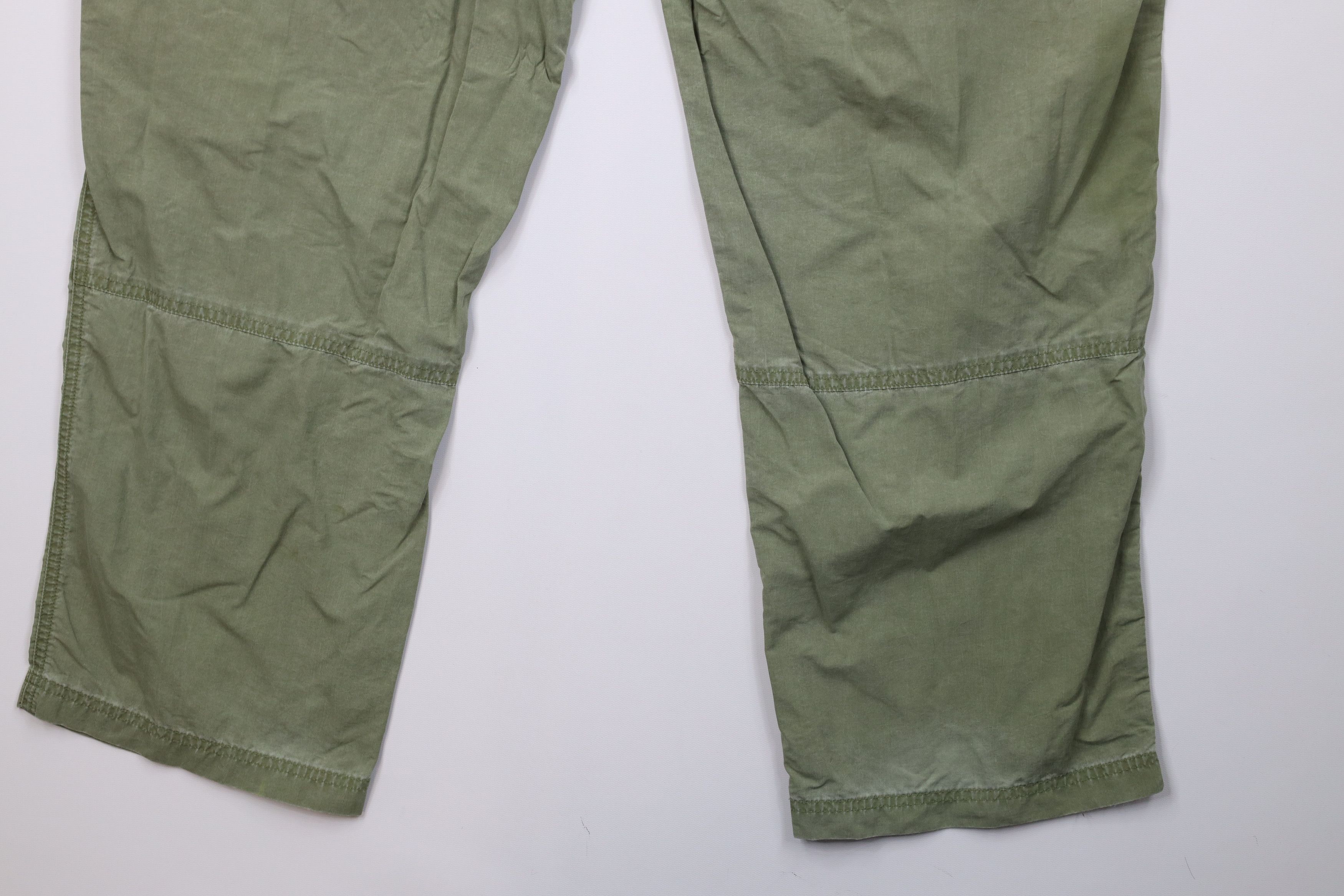 Cabelas Vintage Y2K Cabelas Stonewash Wide Leg Cargo Pants Green Size US 42 / EU 58 - 13 Thumbnail