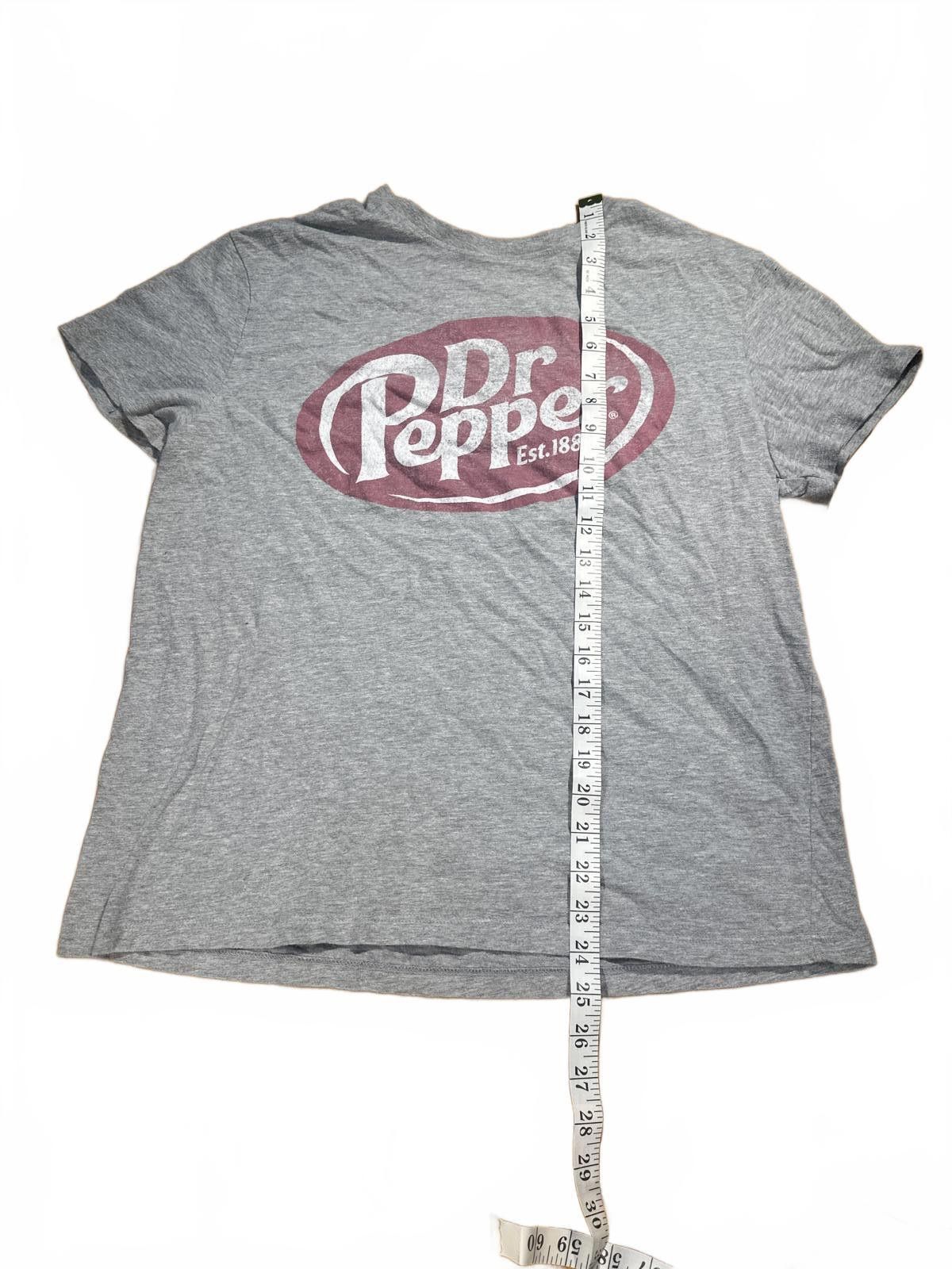 Other Men's Large Grey Dr Pepper Distressed Tee Size US L / EU 52-54 / 3 - 5 Thumbnail