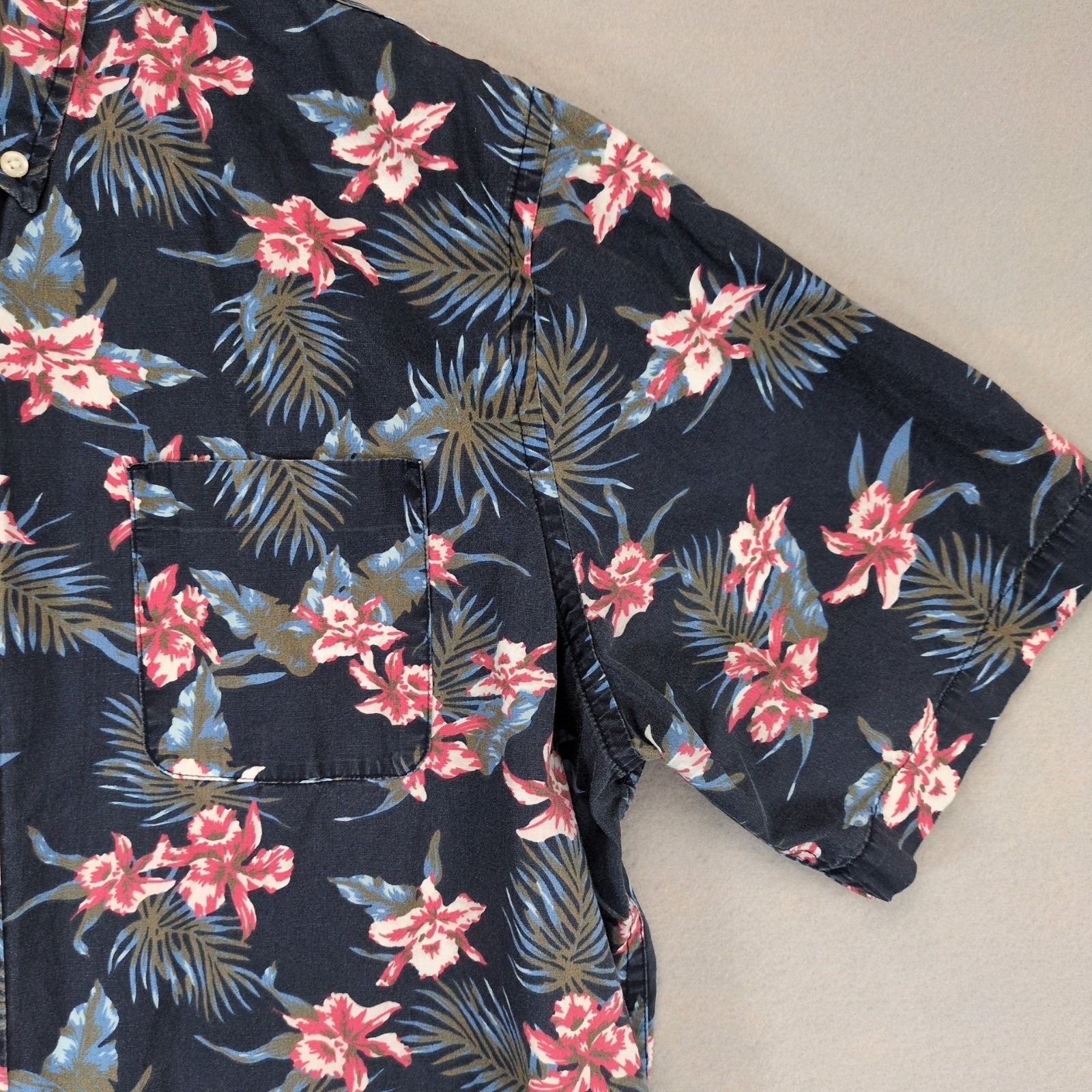 Chaps Chaps Men's XL Tropical Hawaiian Print Button Down Shirt Size US XL / EU 56 / 4 - 4 Thumbnail