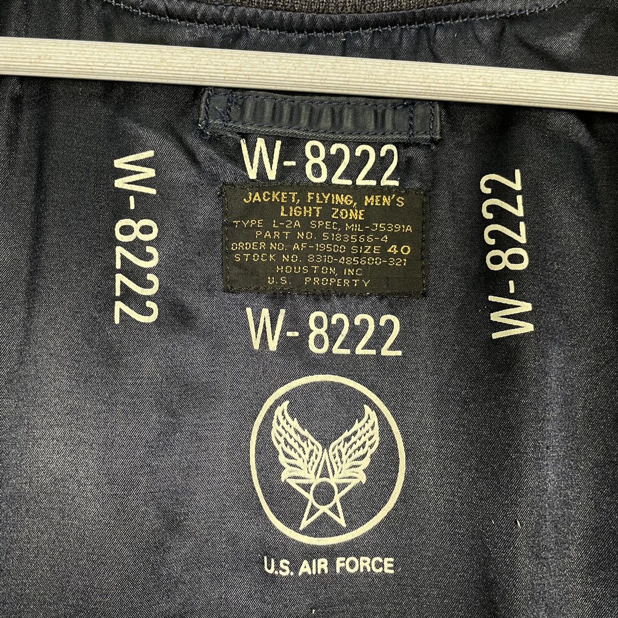 Japanese Brand 💥HOUSTON INC TYPE MA1 RIOT BOMBER SUNFADED JACKET Size US L / EU 52-54 / 3 - 14 Thumbnail
