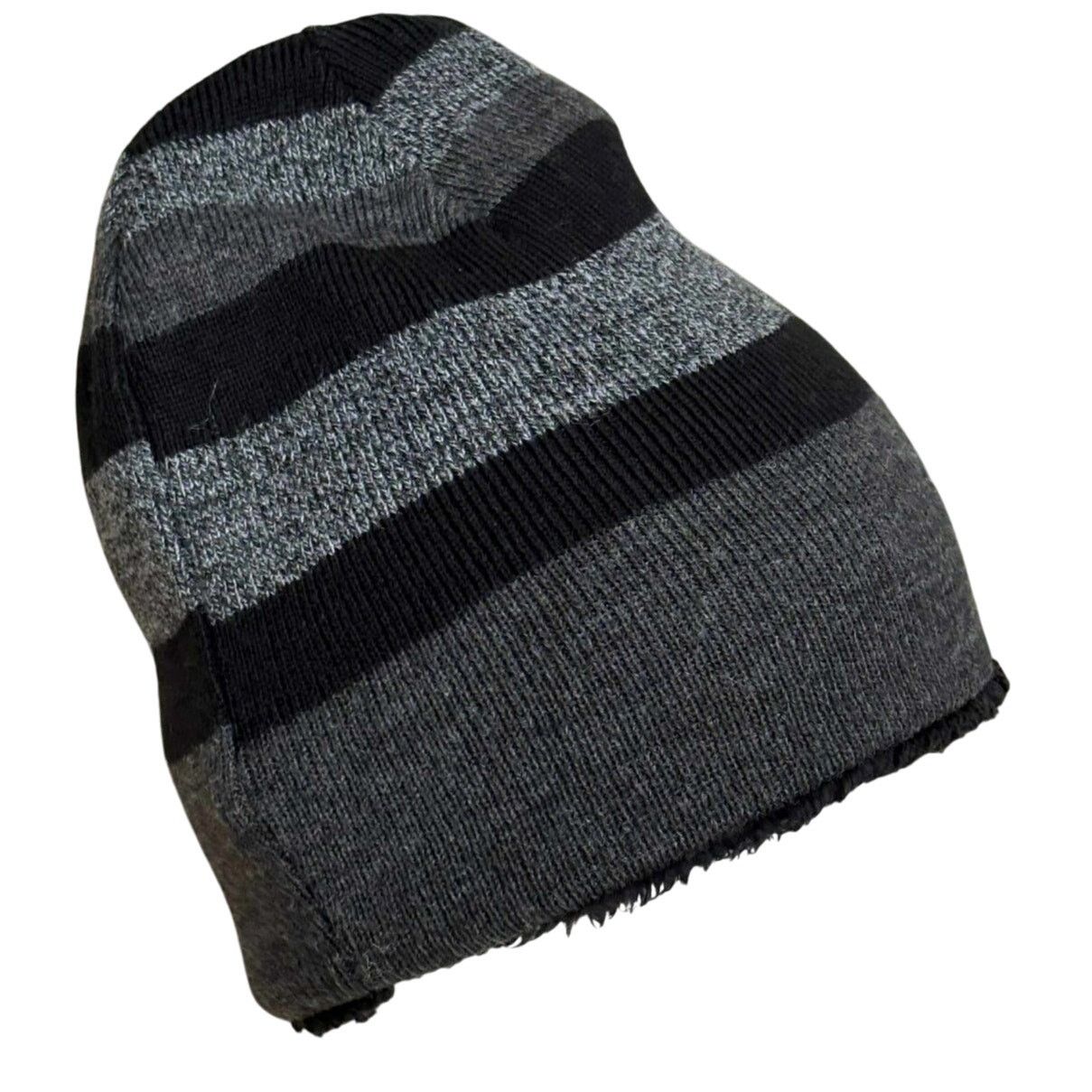 Other Black Striped Beanie Size ONE SIZE - 2 Thumbnail