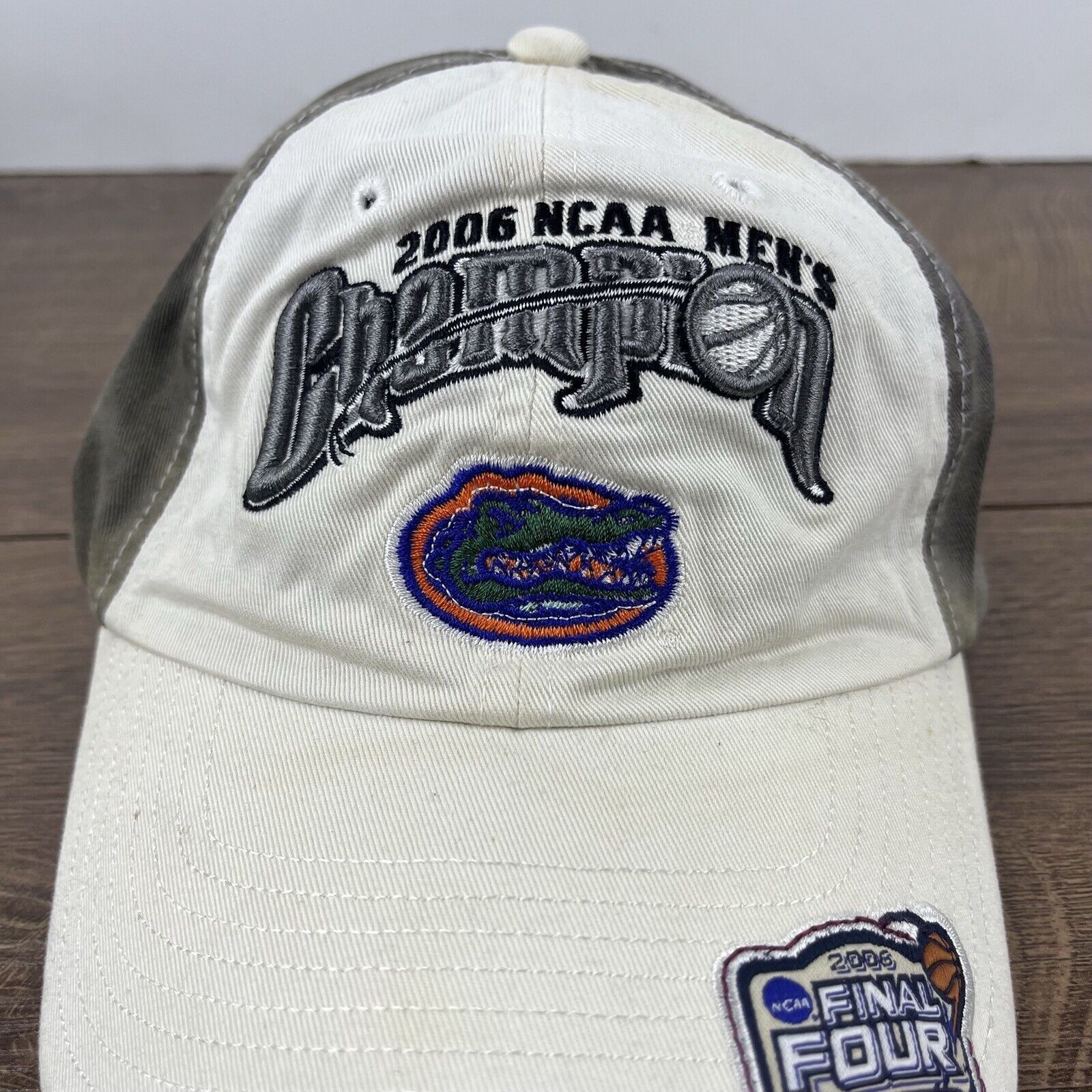 Other 2006 Florida Gators Champions Hat White Cap Hat Adjustable H Size ONE SIZE - 7 Thumbnail