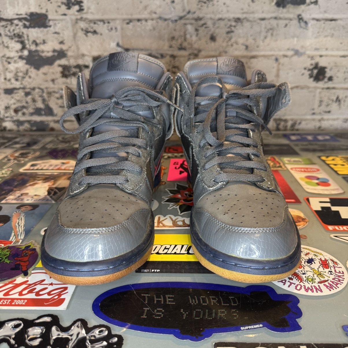 Nike Nike Dunk High Deluxe Ostrich Light Graphite Sz 10 No Box Size US 10 / EU 43 - 4 Thumbnail