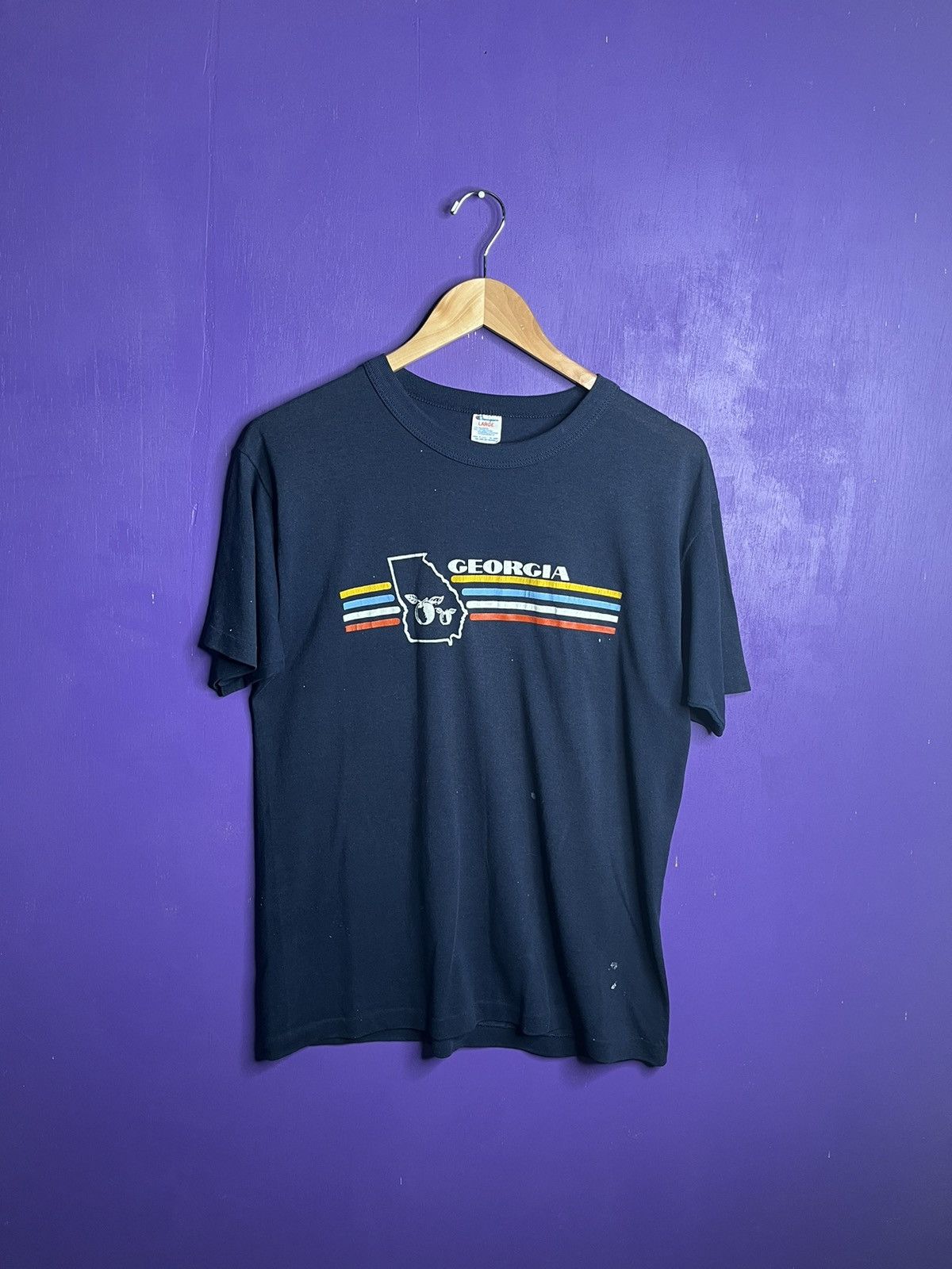 Champion × Vintage Vintage 80s champion Georgia state t-shirt Size US M / EU 48-50 / 2 - 1 Thumbnail