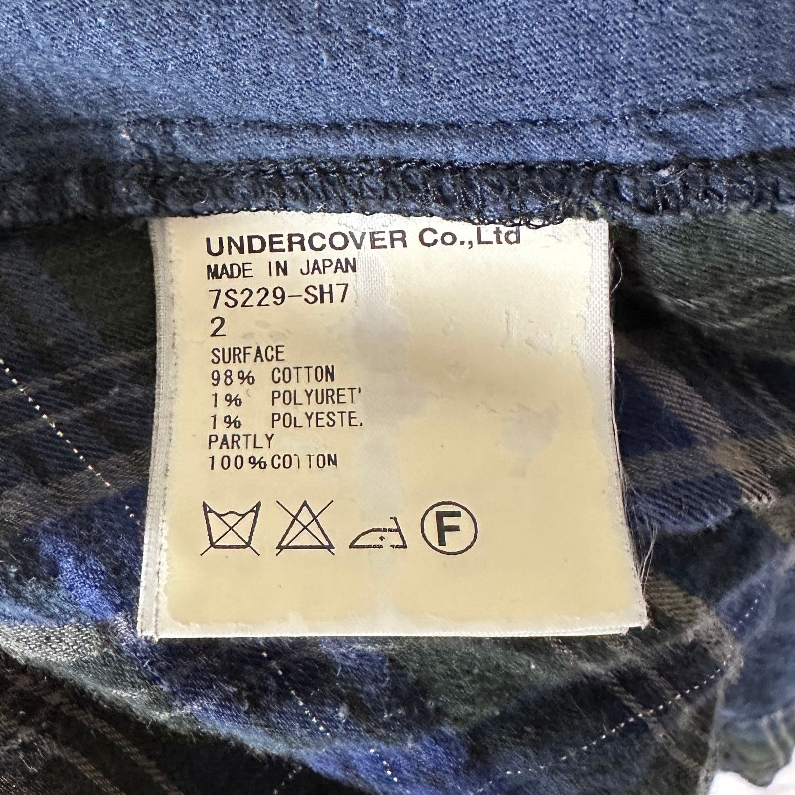 Undercover S/S07 Hybrid Bleeding Rose Flannel Shirt Size US M / EU 48-50 / 2 - 8 Thumbnail
