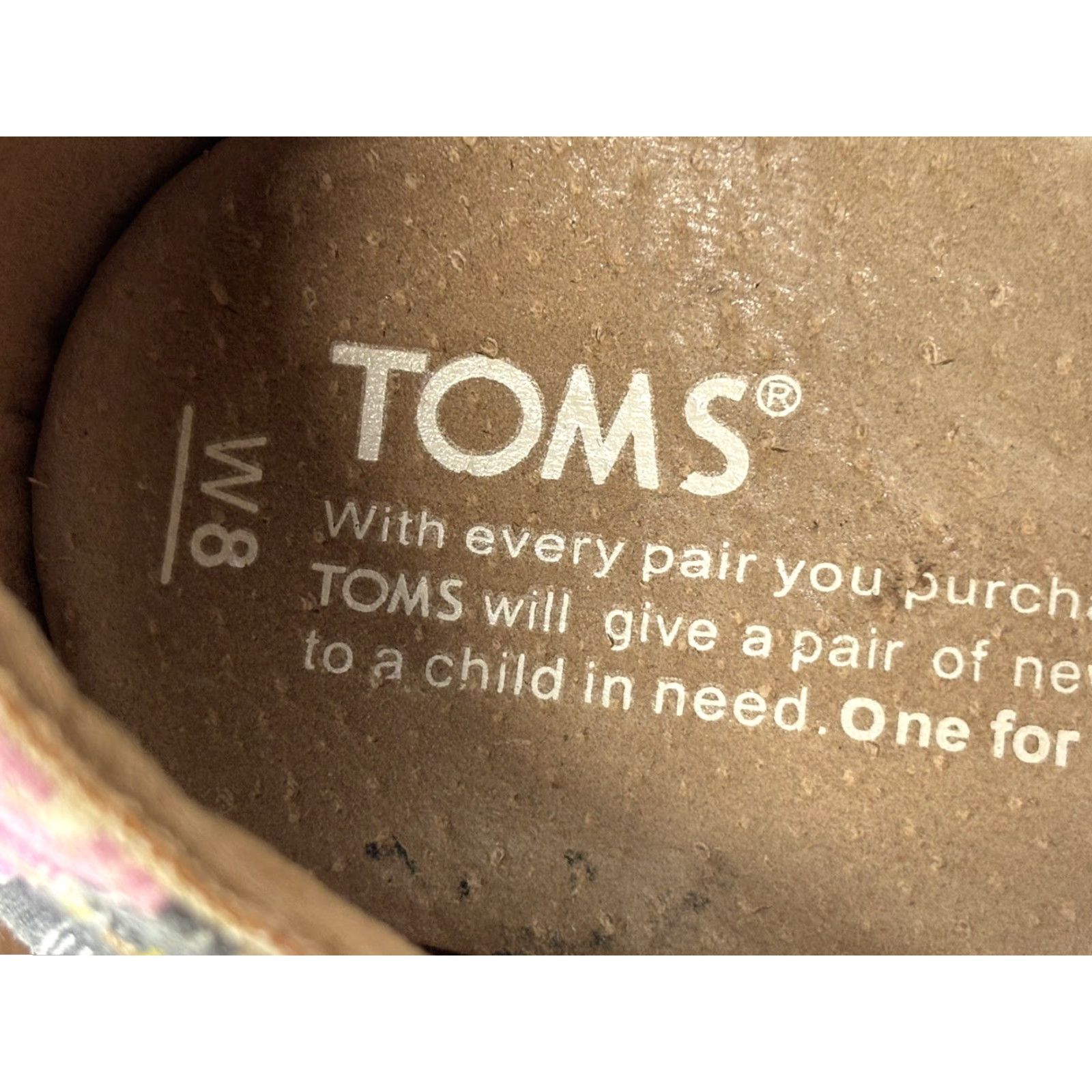 Toms Toms Sienna Cork Wedge Sandals Size 8 Multicolor Ikat Aztec Boho Summer Womens Buckle Ankle Strap Adjustable Espadrille Wedge Shoes Size US 8 / IT 38 - 6 Thumbnail