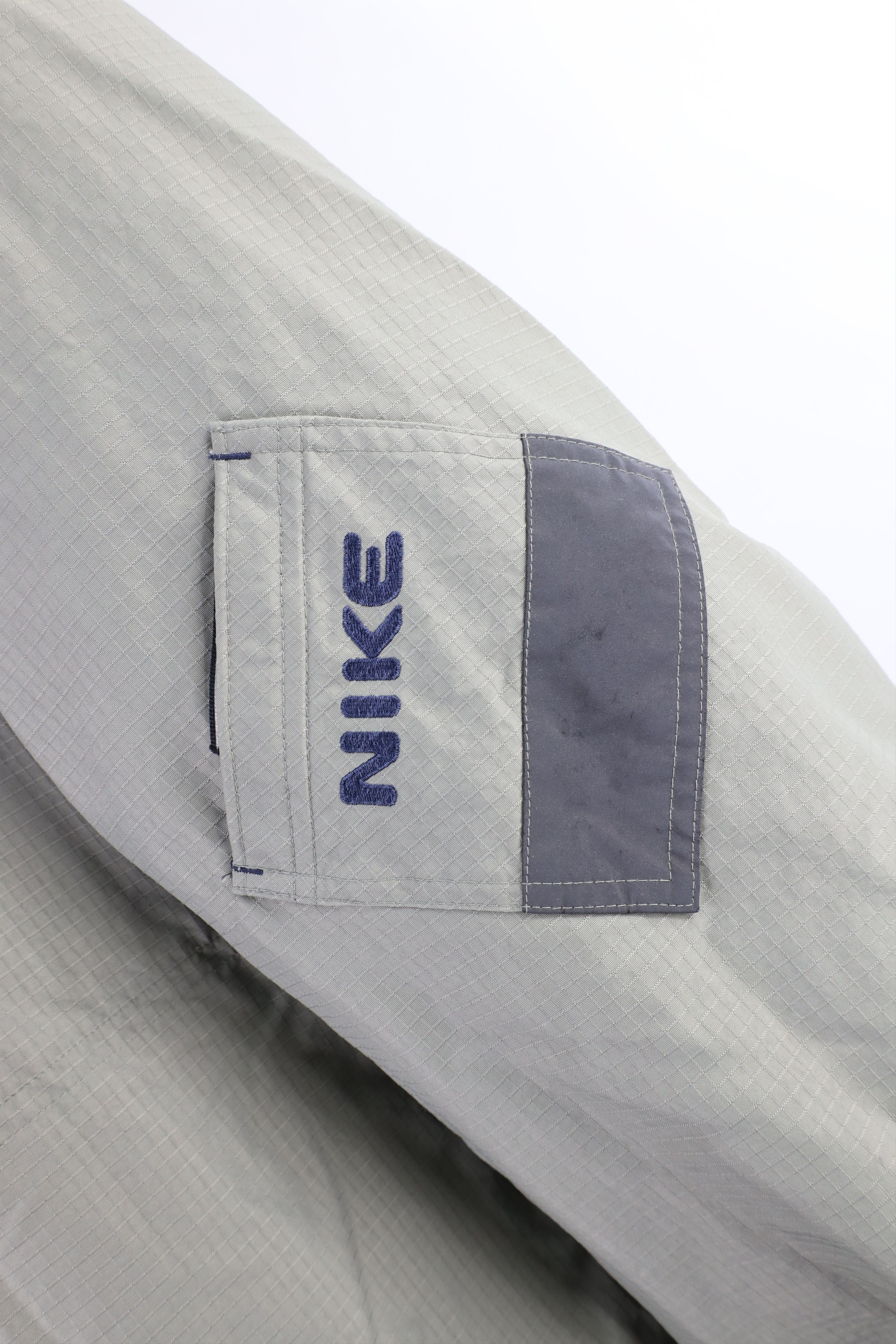 Nike × Vintage Vintage 90s Nike Scott Mini Swoosh Ripstop Anorak Jacket Size US XXL / EU 58 / 5 - 4 Thumbnail