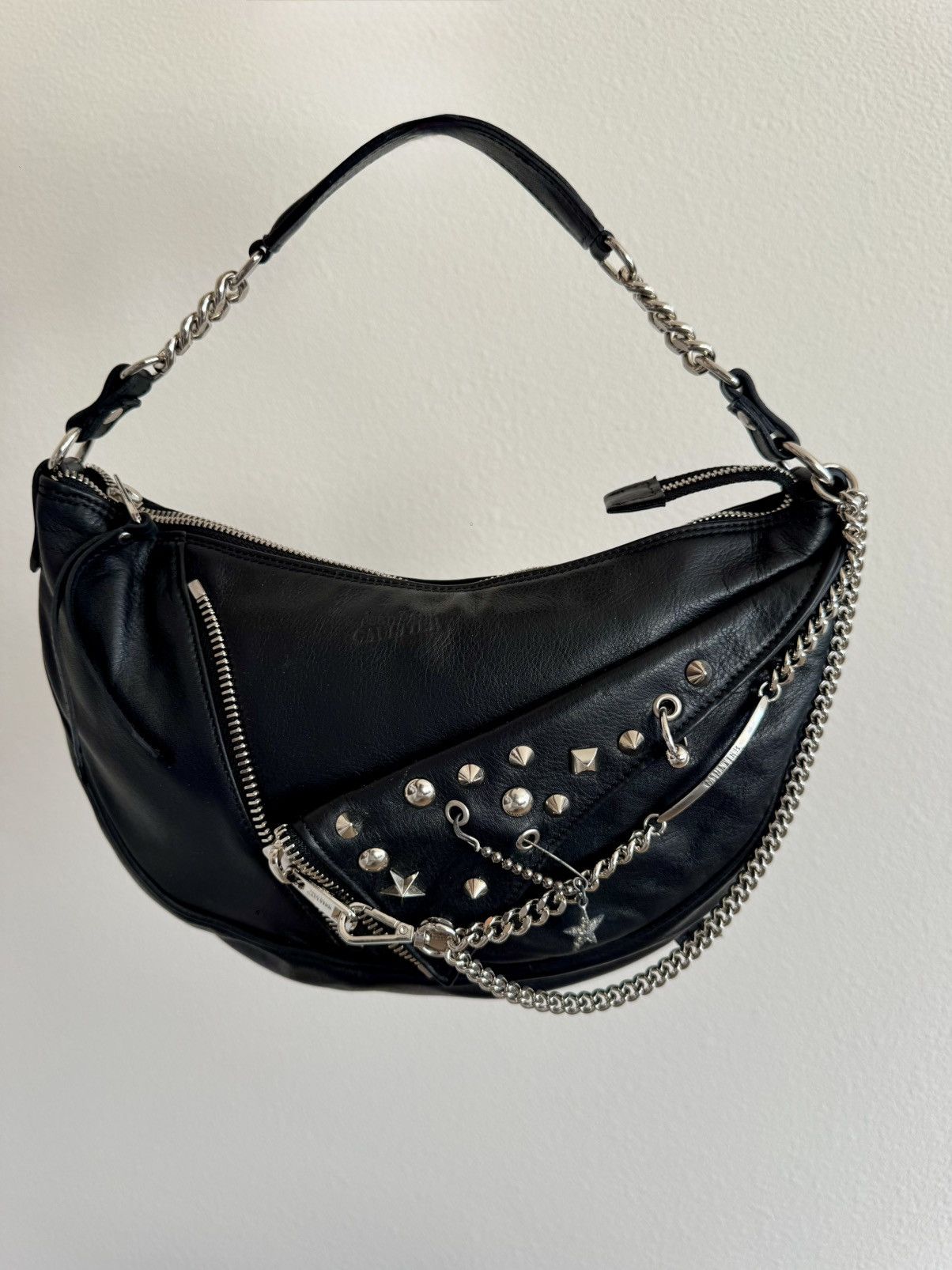 Jean Paul Gaultier Jean Paul Gaultier Studded Chain Shoulder Bag (2014) Size ONE SIZE - 1 Thumbnail