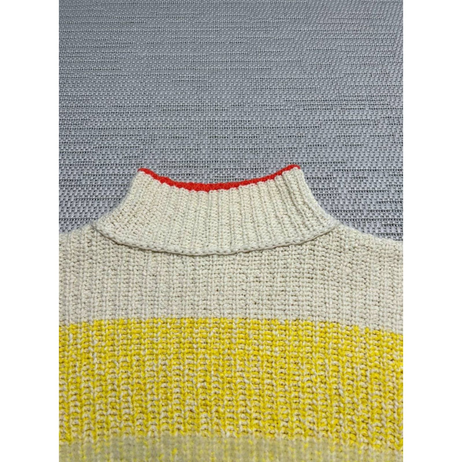 Free People Free People Sweater Womens Small Red Cotton Blend Knit Pullover Mock Neck Casual Pullover Winter Spring Fall Knit Solid Size S Womens Size S / US 4 / IT 40 - 2 Thumbnail