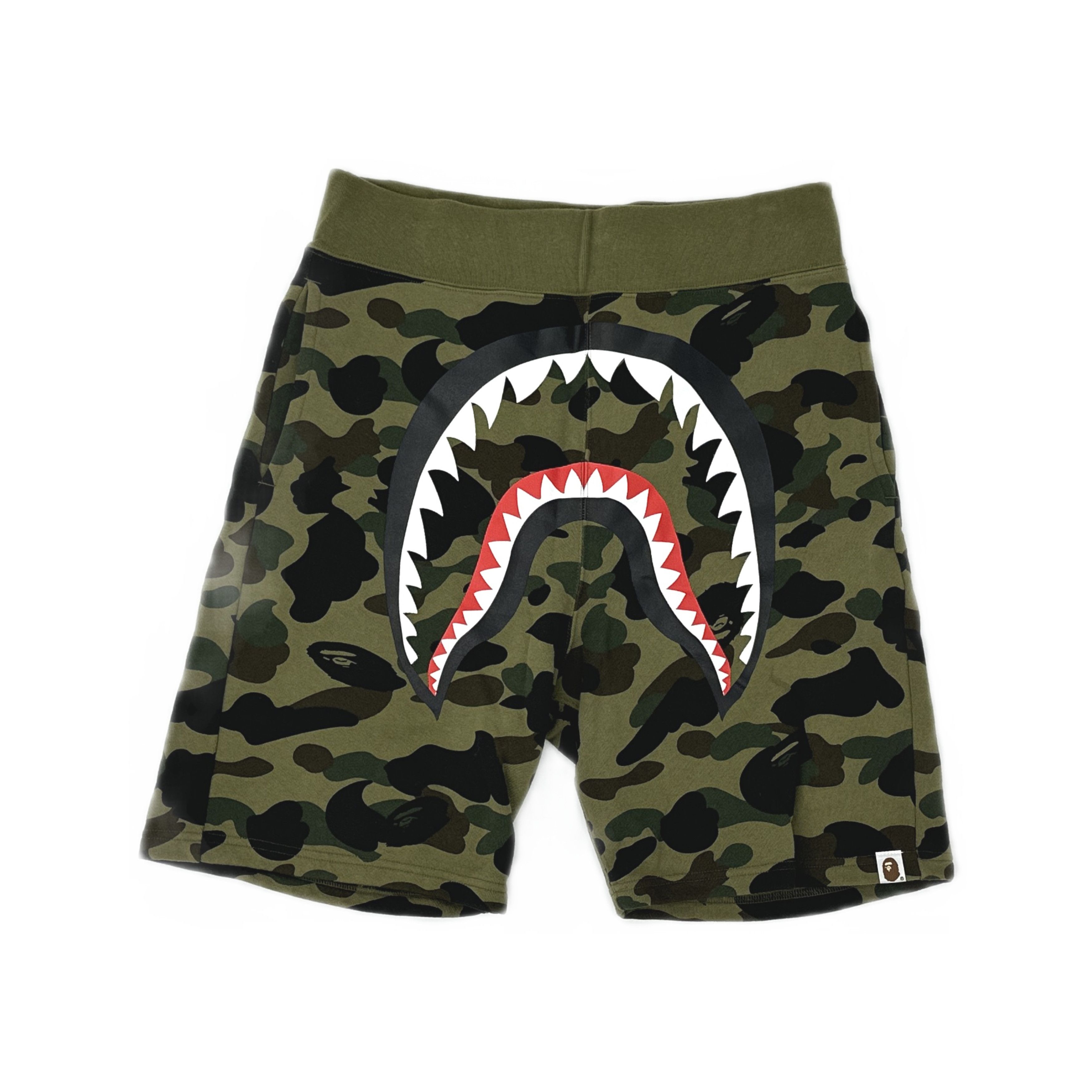 Bape A Bathing Ape Shark Camo Shorts Size L Size US 34 / EU 50 - 1 Thumbnail