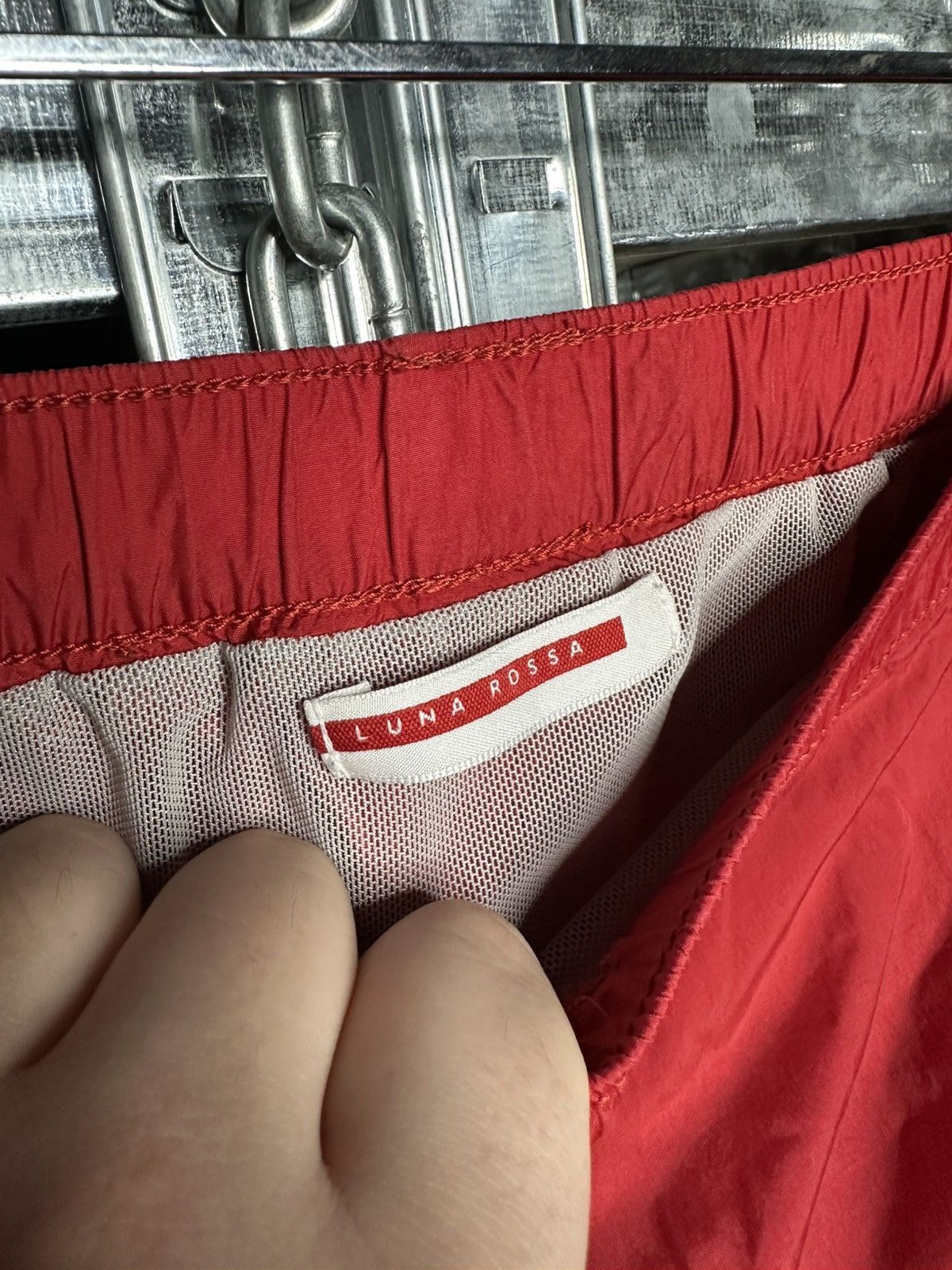 Prada Prada Luna Rossa Red Nylon Swim Shorts IT 54 Size US 38 / EU 54 - 4 Thumbnail