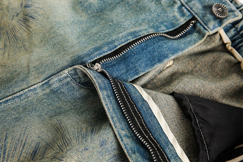 Japanese Brand × Vintage Distressed washed retro punk character print denim shorts Size US 32 / EU 48 - 4 Thumbnail