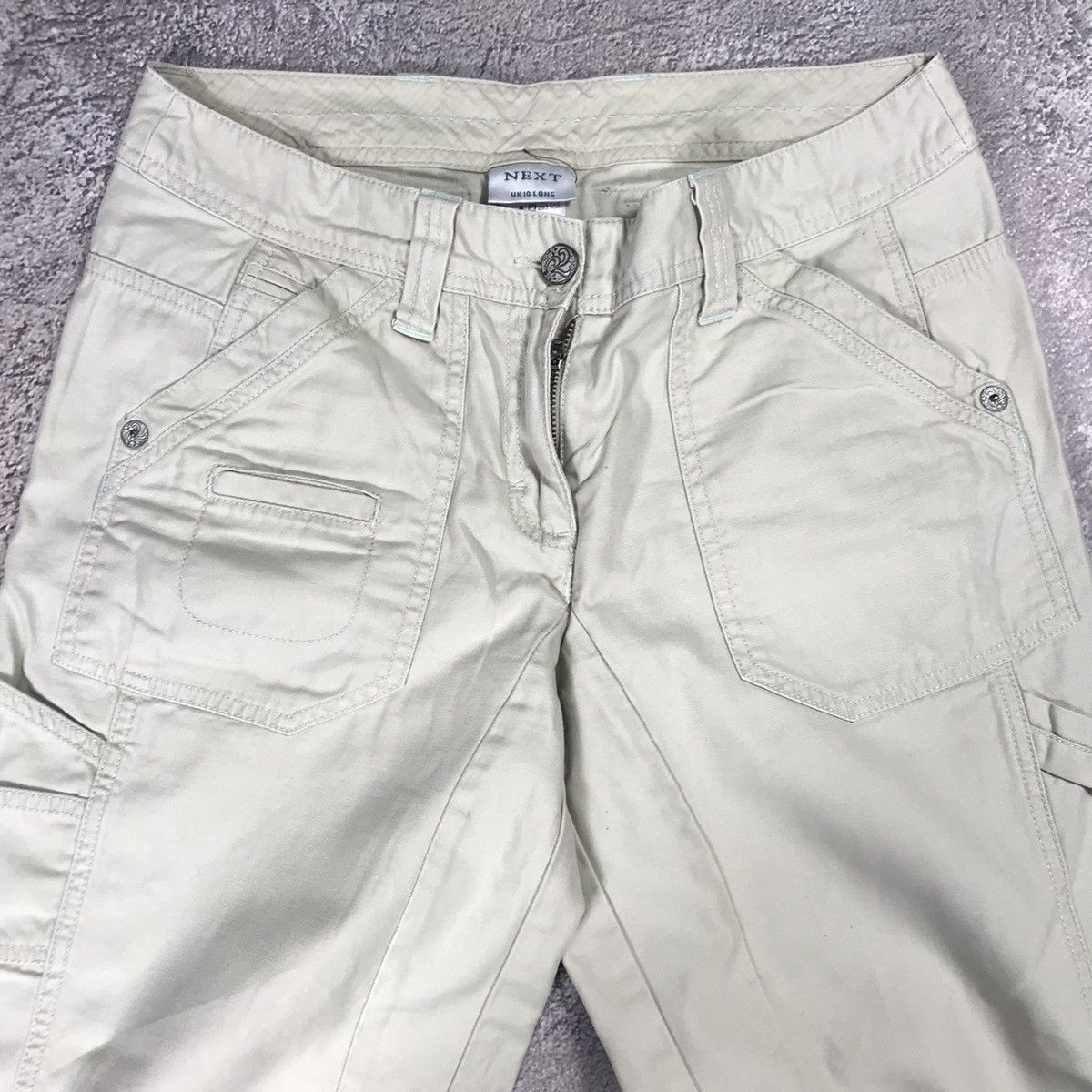 Vintage Vintage 90s Baggy Cargo Pants Flared Parachute Streetwear 30 Size 30" / US 8 / IT 44 - 3 Thumbnail
