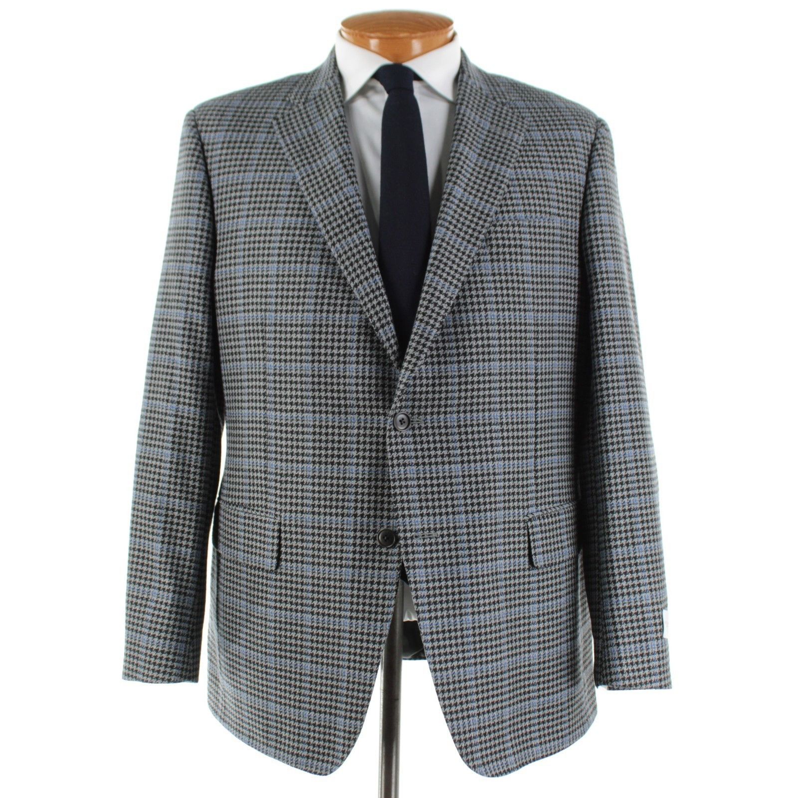 Samuelsohn Samuelsohn Sport Coat Size 44 Regular US in Black Size 44R - 1 Thumbnail